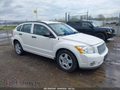 2008 Dodge CALIBER SXT, white — VIN 1B3HB48B88D578847, IAAI