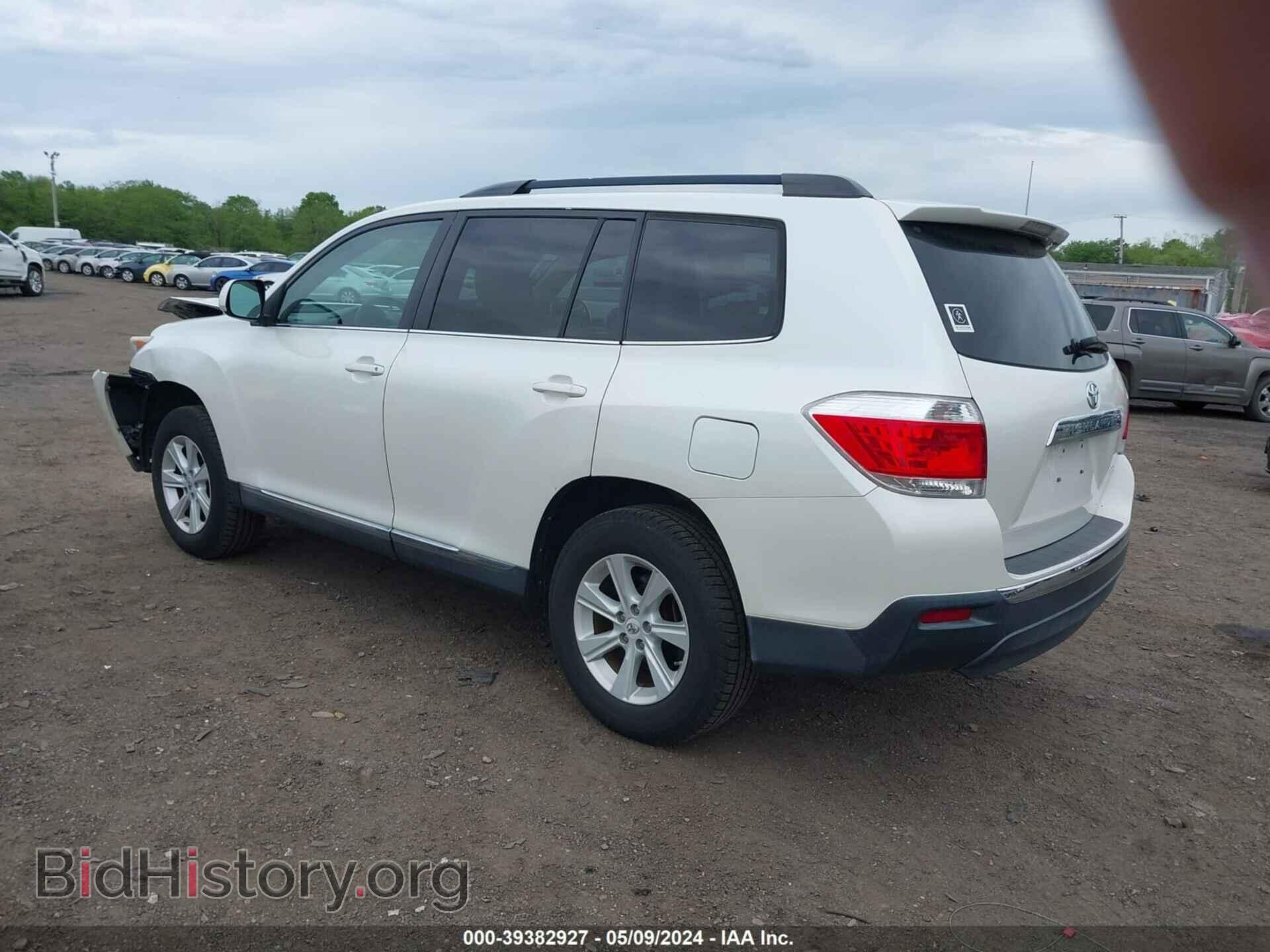 2013 TOYOTA HIGHLANDER - VIN: 5TDBK3EH2DS180667 - Фото 3
