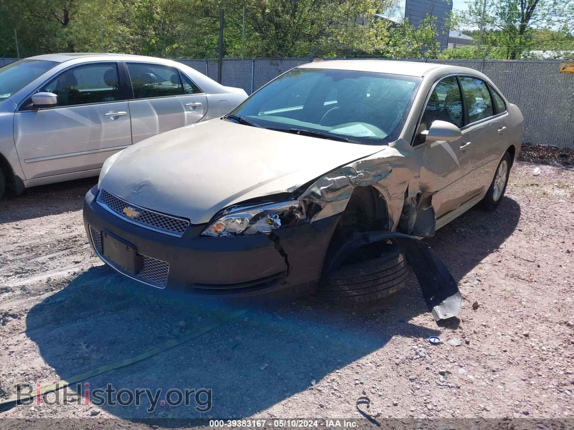 2012 CHEVROLET IMPALA - VIN: 2G1WF5E32C1126810 - Фото 2
