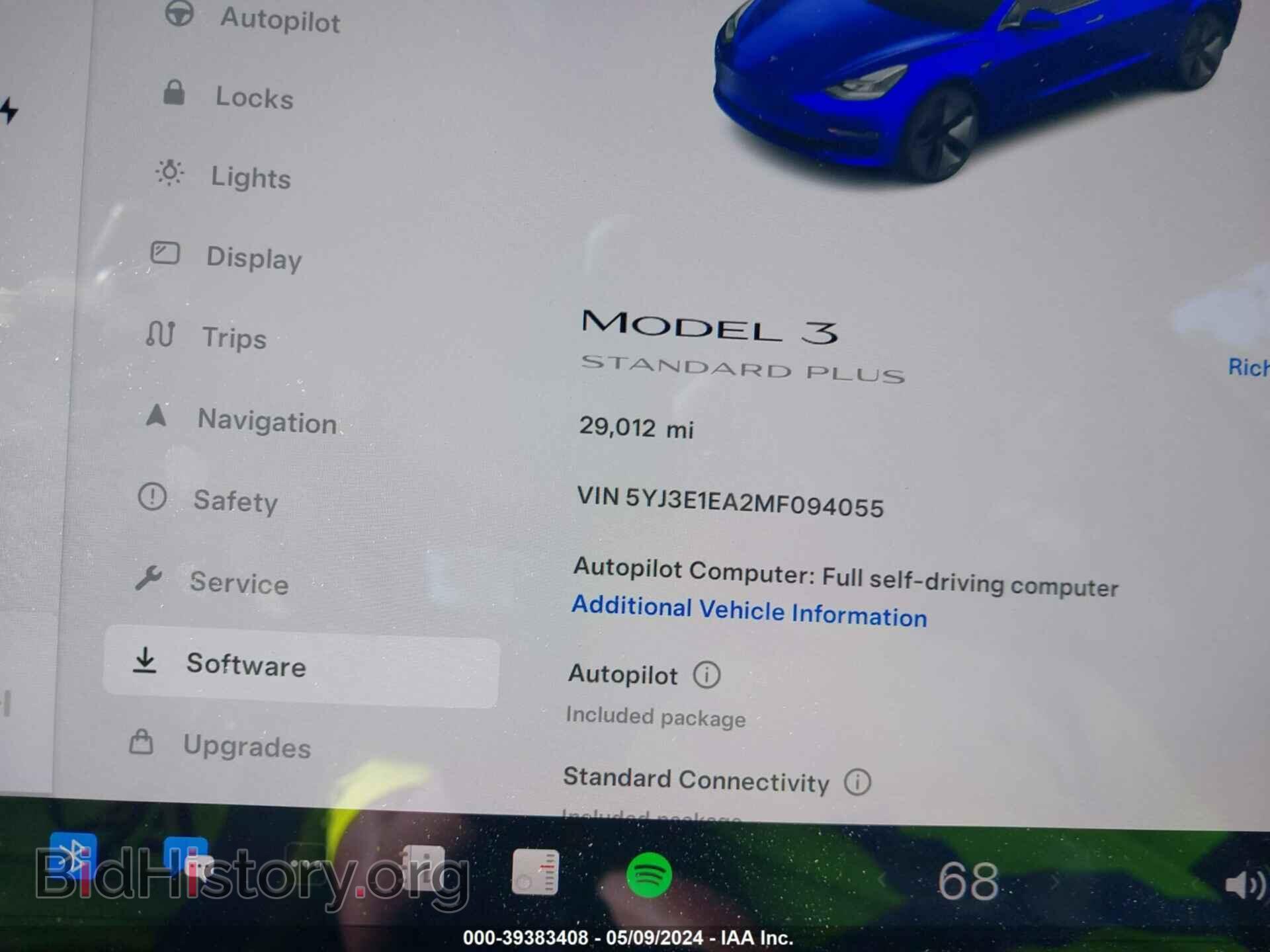 2021 TESLA MODEL 3 - VIN: 5YJ3E1EA2MF094055 - Фото 14