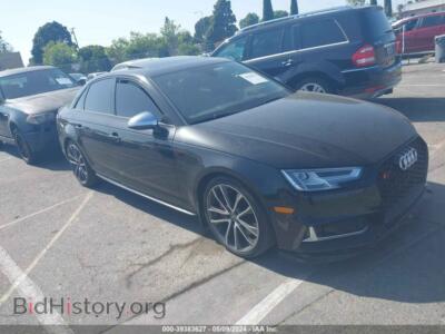 2018 Audi S4 3.0T Premium Plus, black — VIN WAUC4AF41JA001751, IAAI