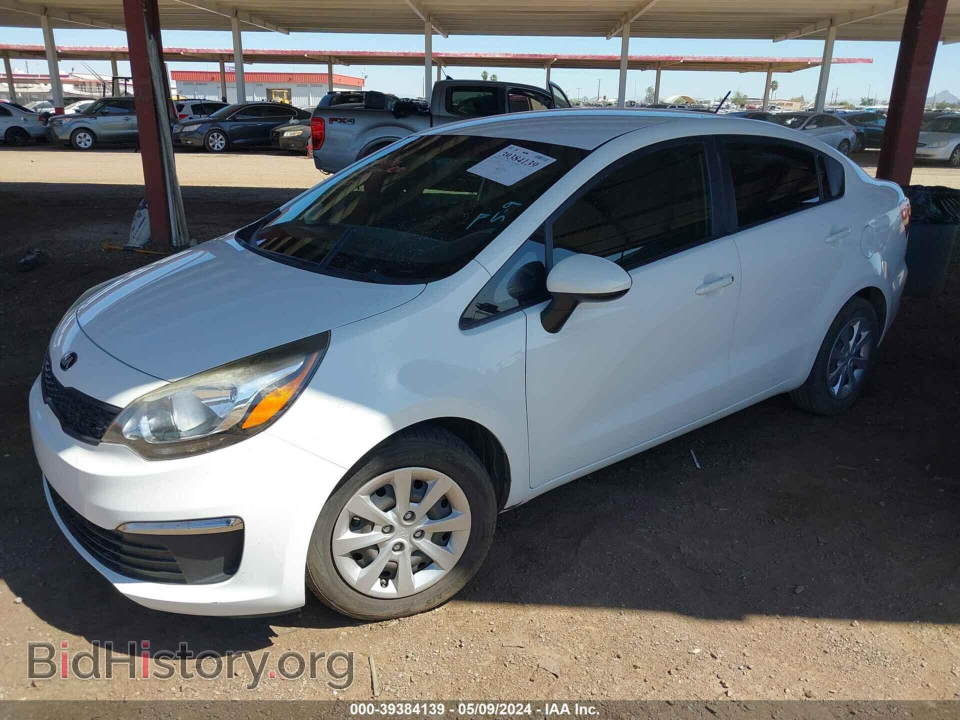 2016 KIA RIO - VIN: KNADM4A34G6638245 - Фото 2