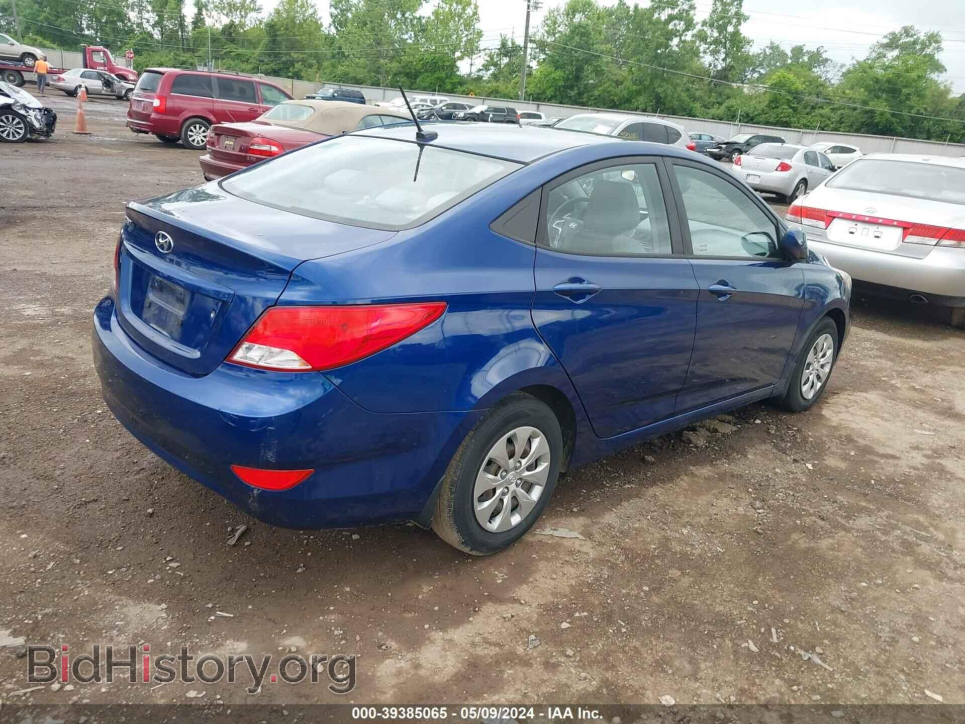 2016 HYUNDAI ACCENT - VIN: KMHCT4AE0GU116108 - Фото 4