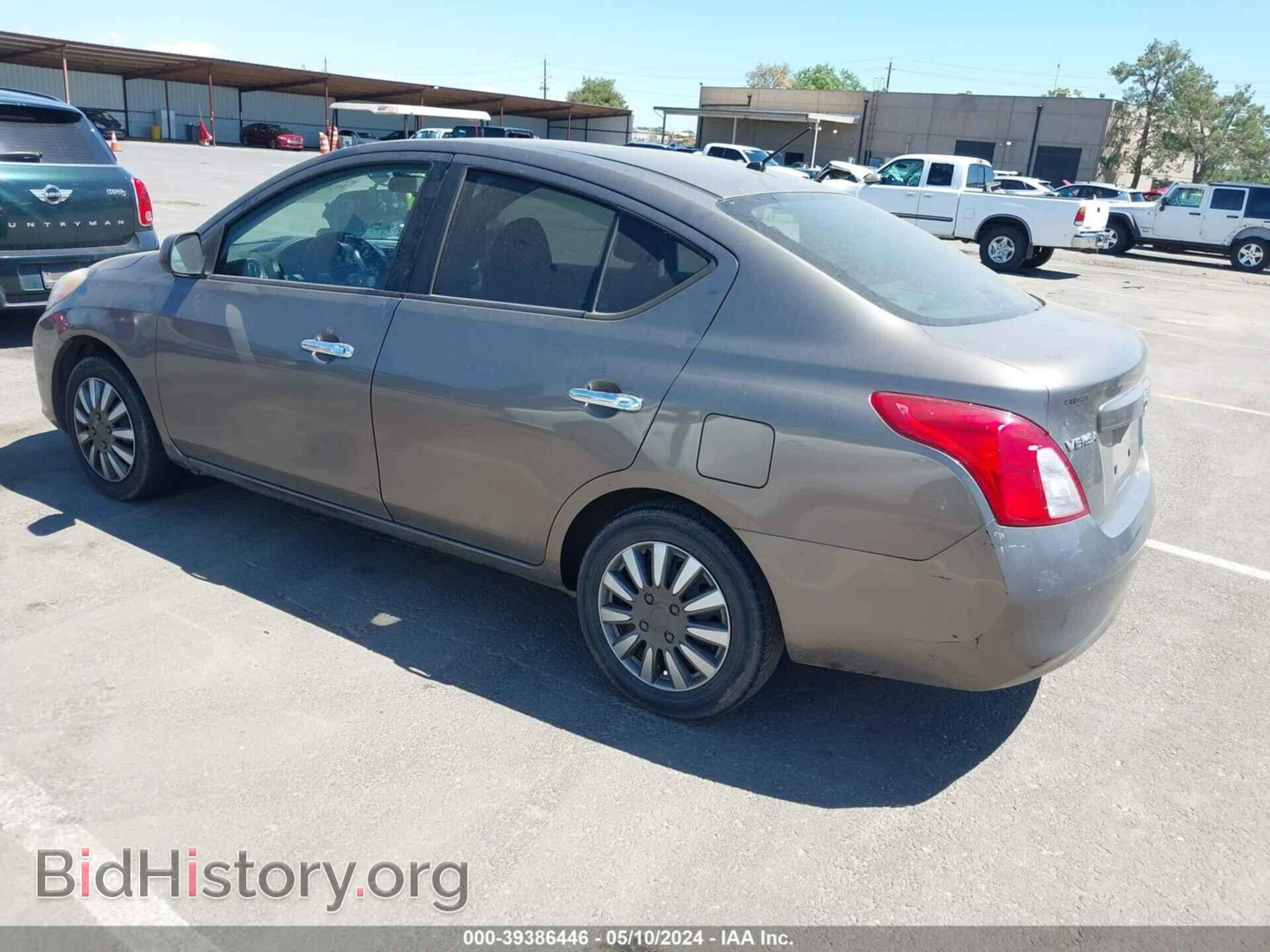 2012 NISSAN VERSA - VIN: 3N1CN7AP1CL809357 - Фото 3