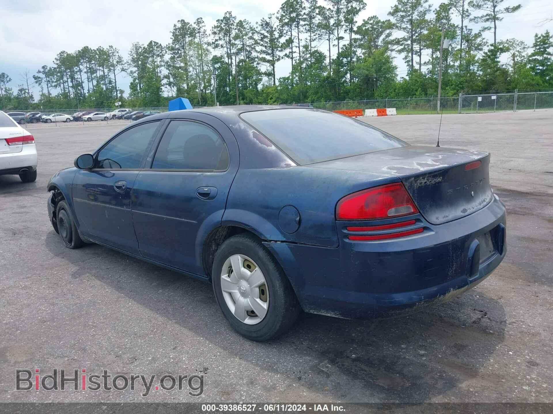 2006 DODGE STRATUS - VIN: 1B3EL46X26N185285 - Фото 3