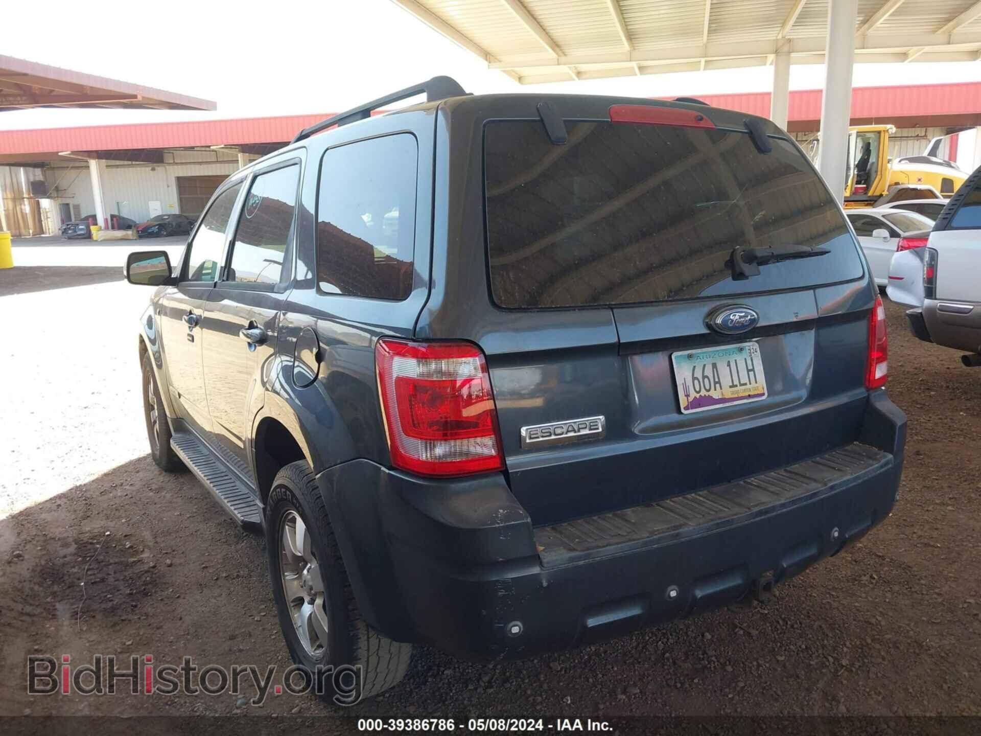 2008 FORD ESCAPE - VIN: 1FMCU04178KA04997 - Фото 3