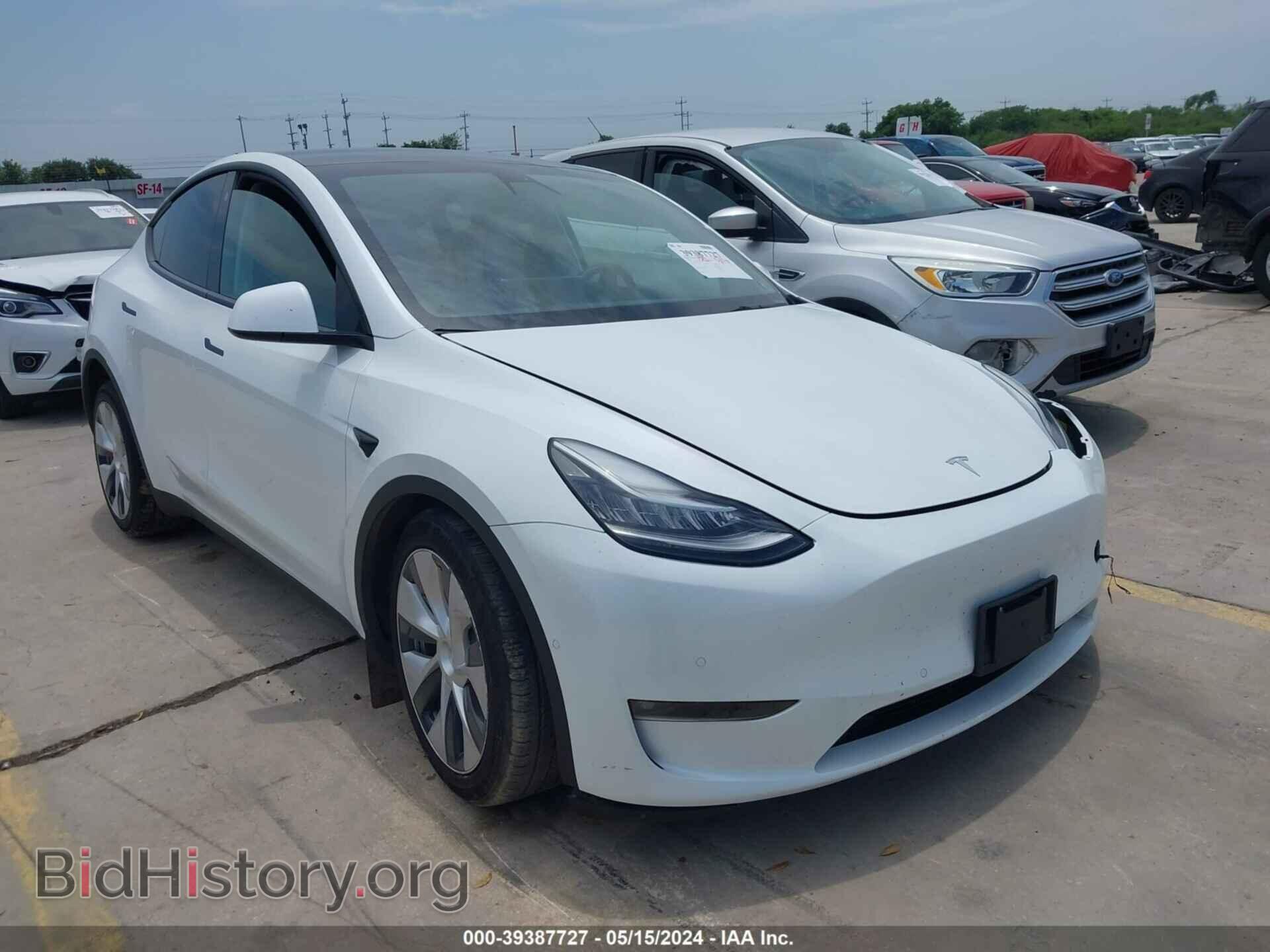 Photo 7SAYGAEE8NF336595 - TESLA MODEL Y 2022
