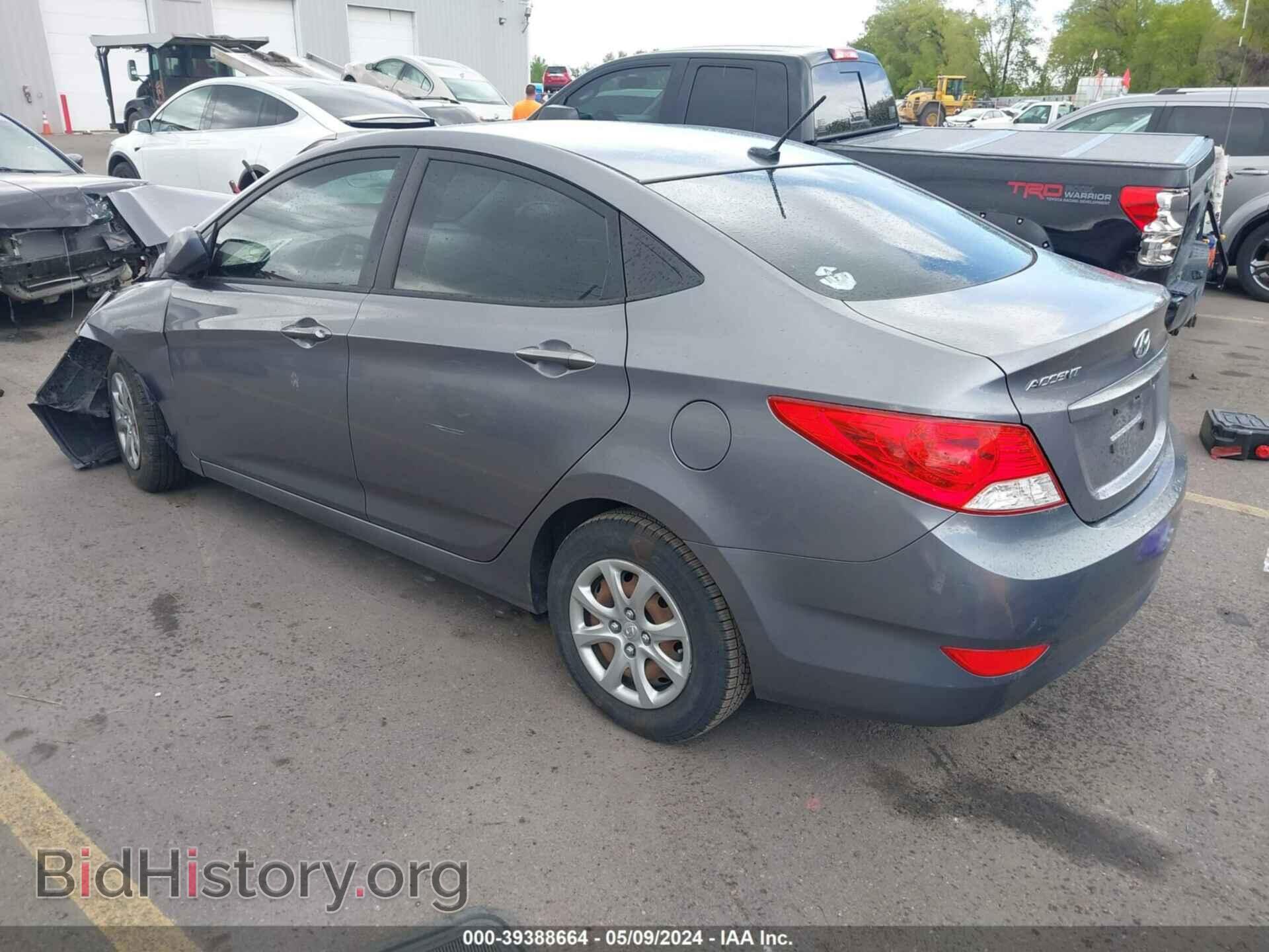 2014 HYUNDAI ACCENT - VIN: KMHCT4AE7EU637050 - Фото 3