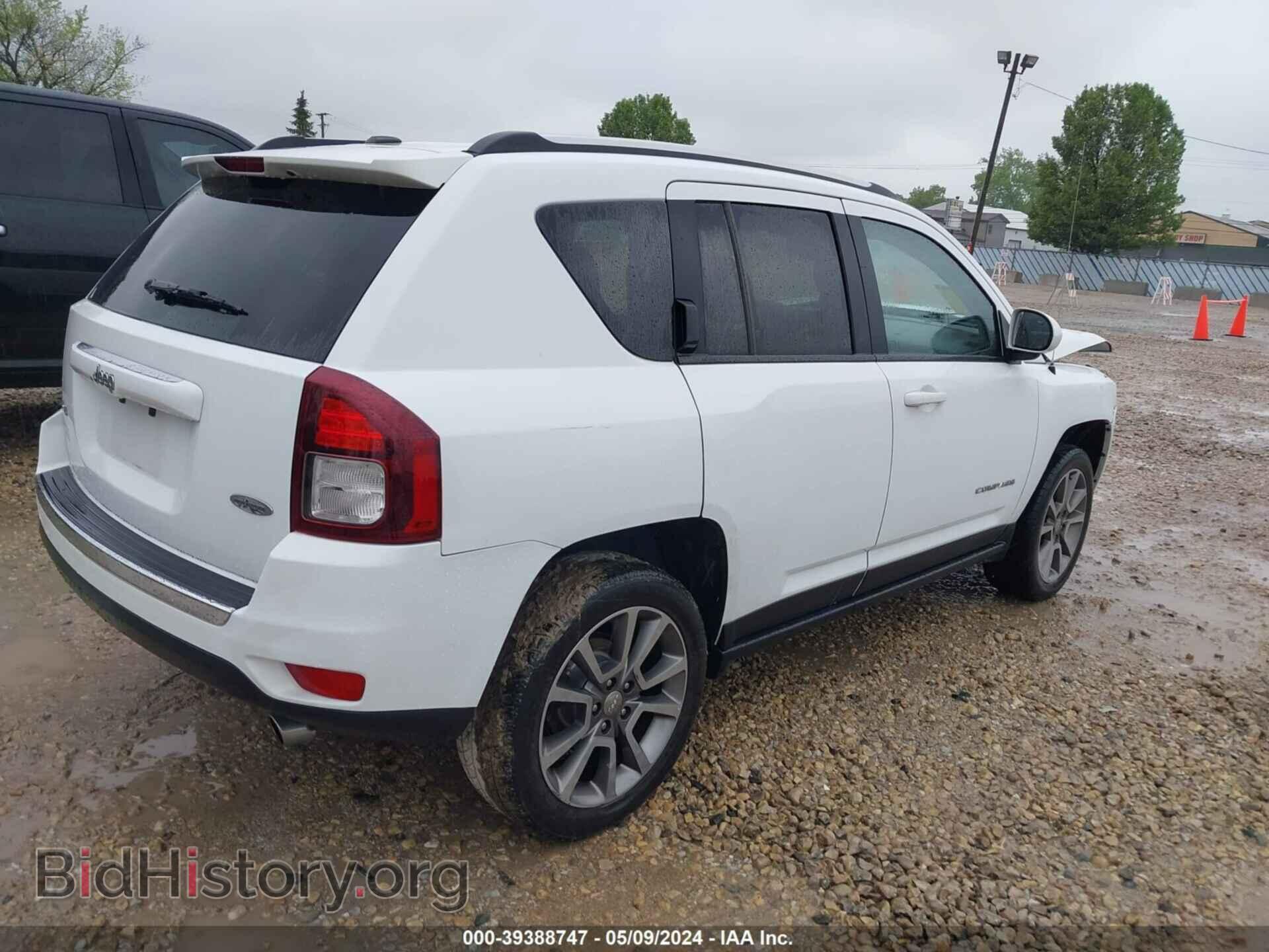 2016 JEEP COMPASS - VIN: 1C4NJDEB9GD733817 - Фото 4