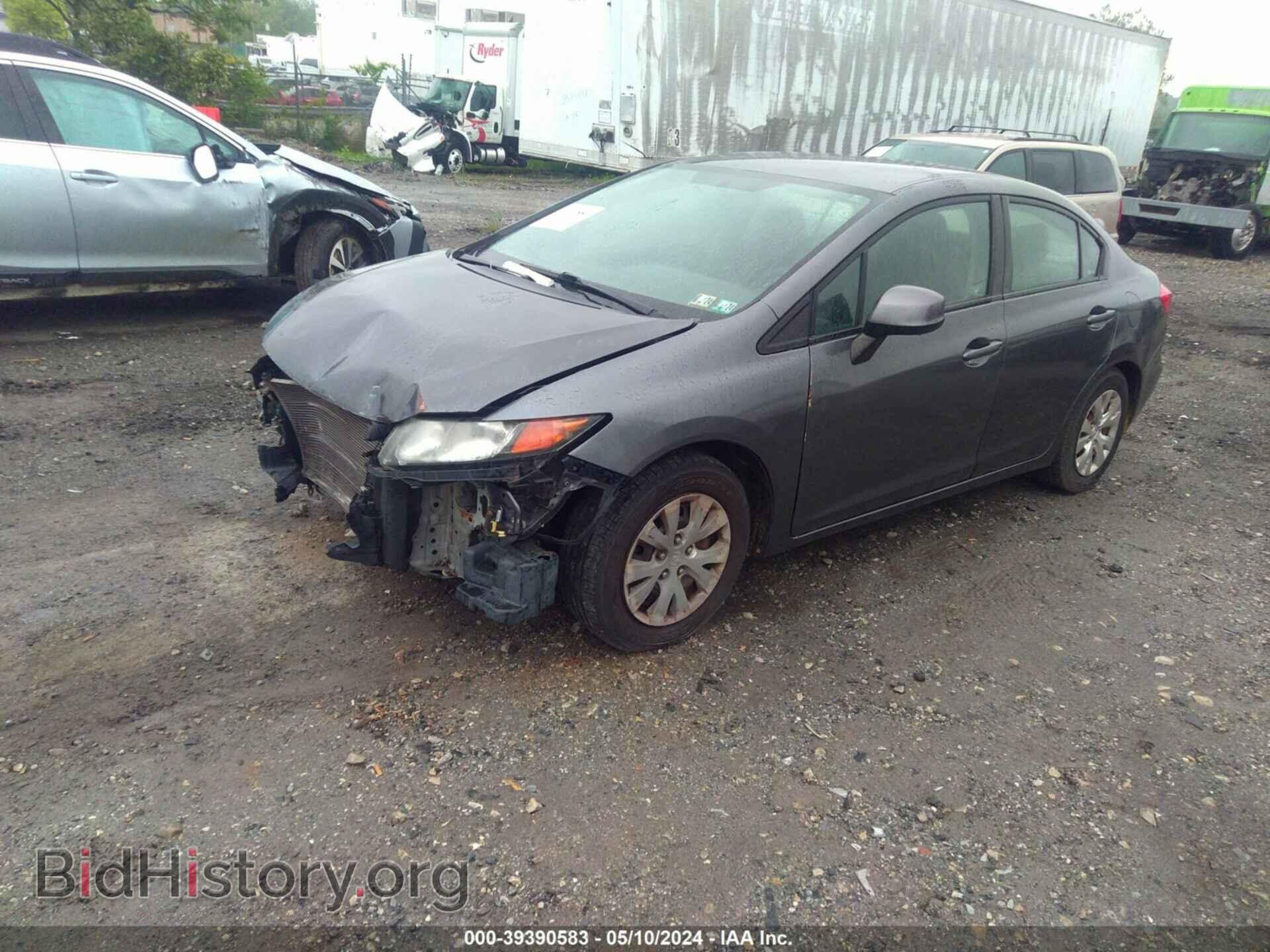 2012 HONDA CIVIC - VIN: 19XFB2F54CE373265 - Фото 2