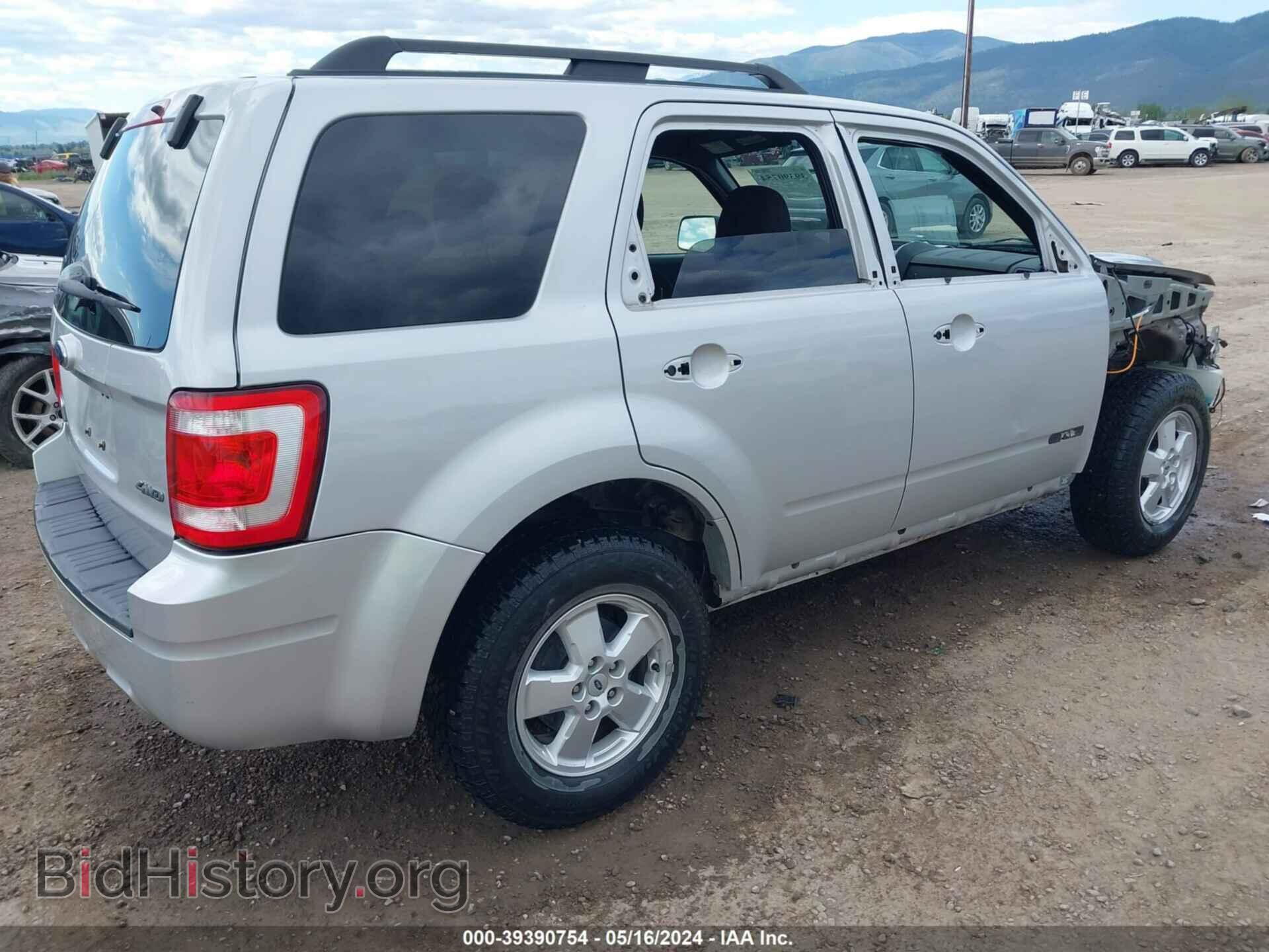 2008 FORD ESCAPE - VIN: 1FMCU93178KD40137 - Фото 4