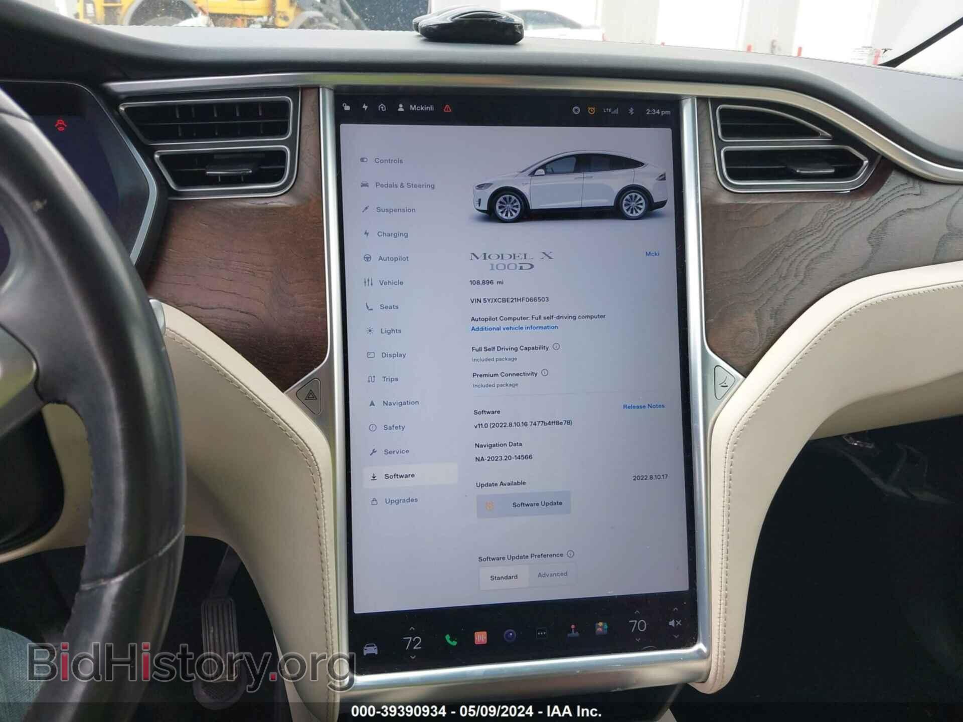2017 TESLA MODEL X - VIN: 5YJXCBE21HF066503 - Фото 7