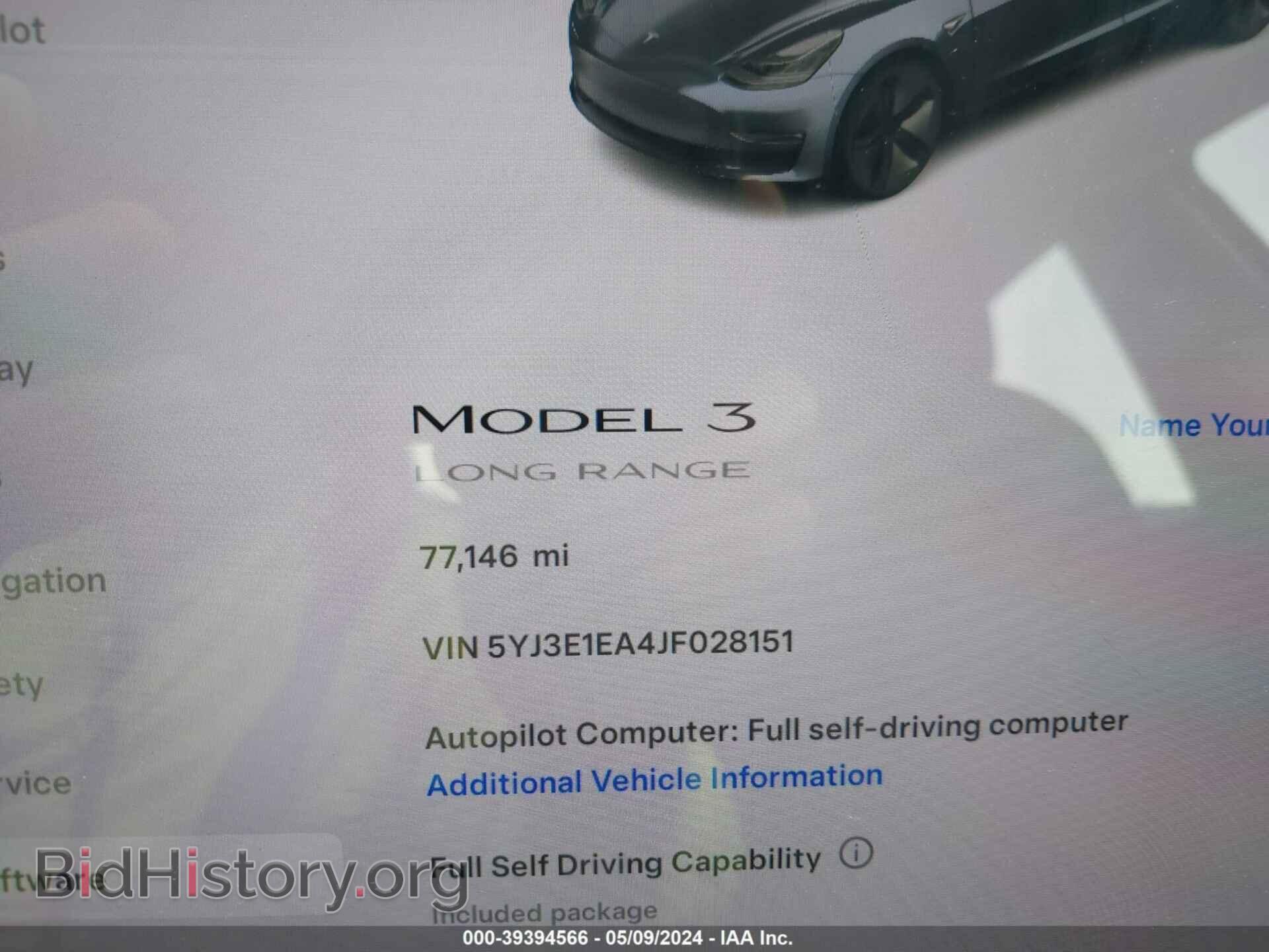 2018 TESLA MODEL 3 - VIN: 5YJ3E1EA4JF028151 - Photo 7