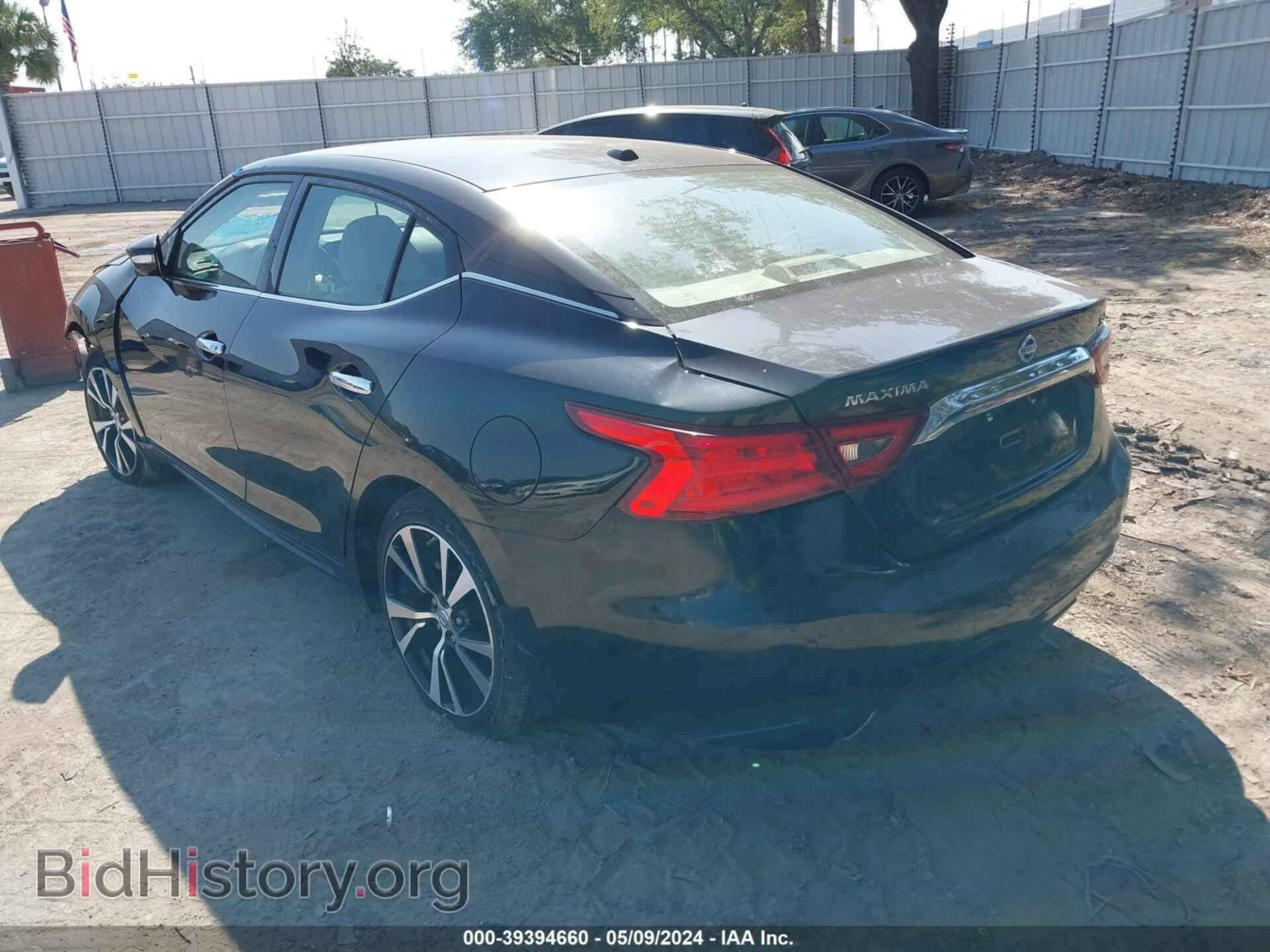 2018 NISSAN MAXIMA - VIN: 1N4AA6AP1JC407850 - Фото 3