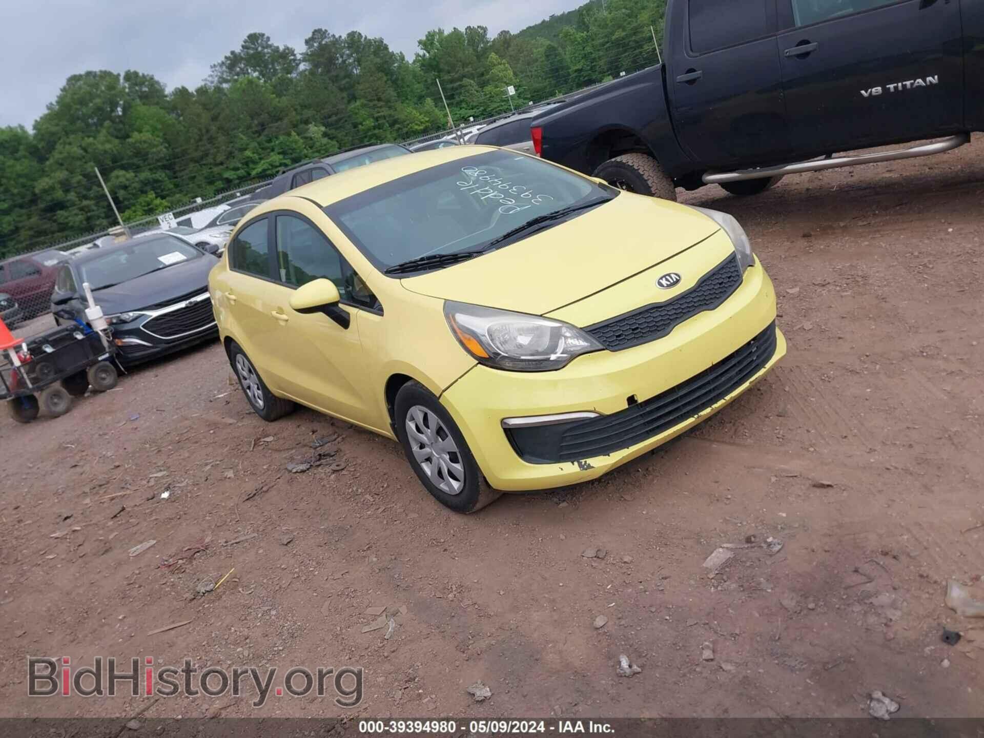 Фотография KNADM4A37G6608057 - KIA RIO 2016