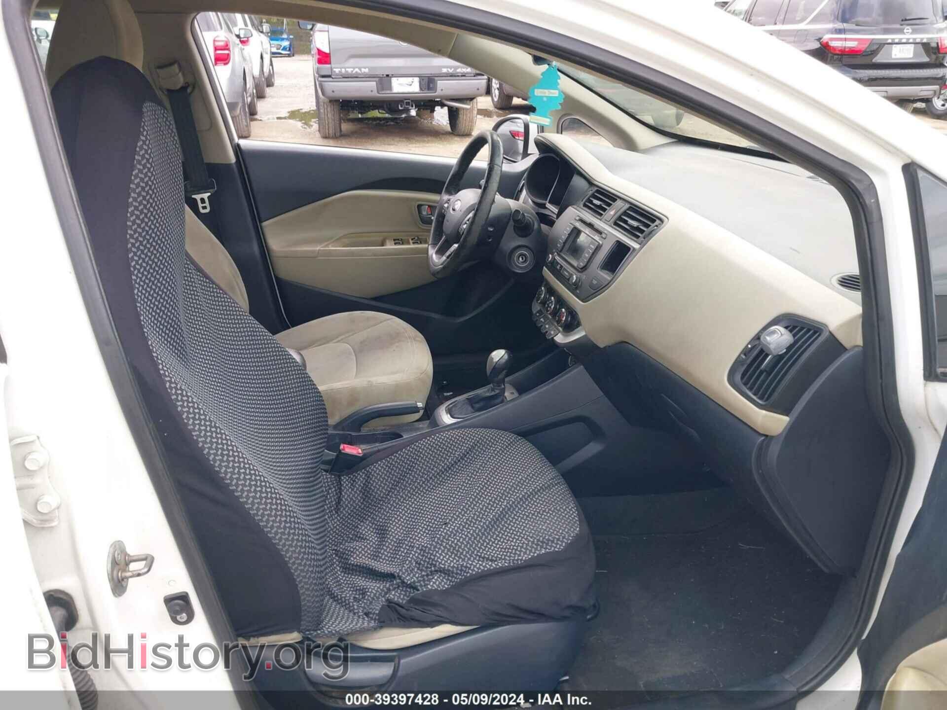 2013 KIA RIO - VIN: KNADN5A39D6230337 - Фото 5