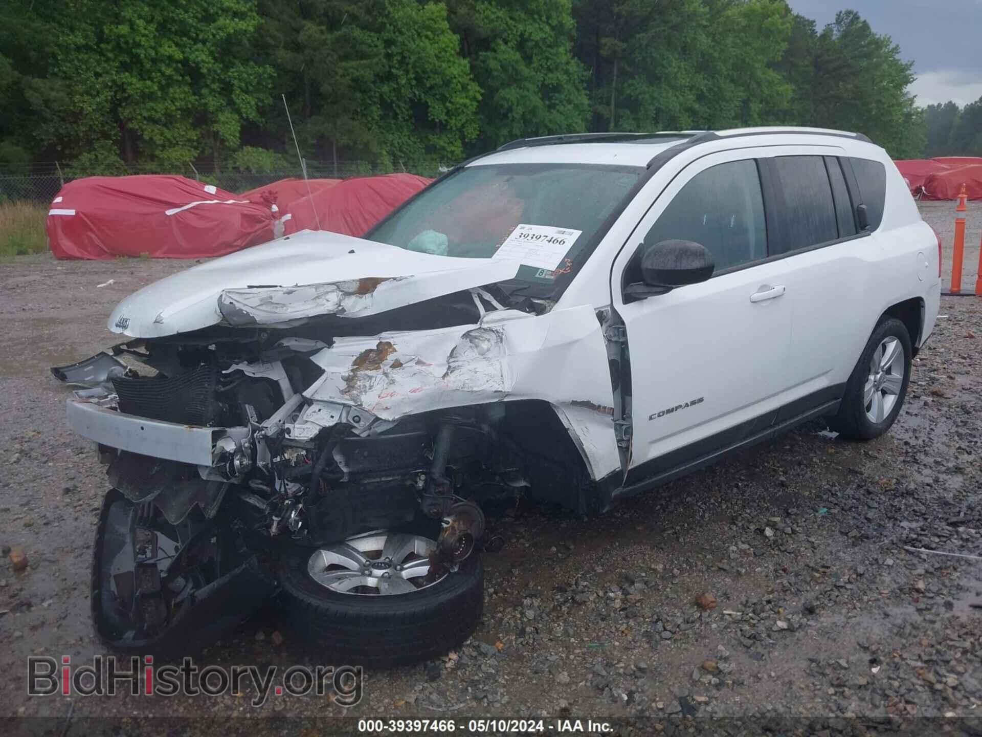 2013 JEEP COMPASS - VIN: 1C4NJDEB5DD190350 - Фото 2