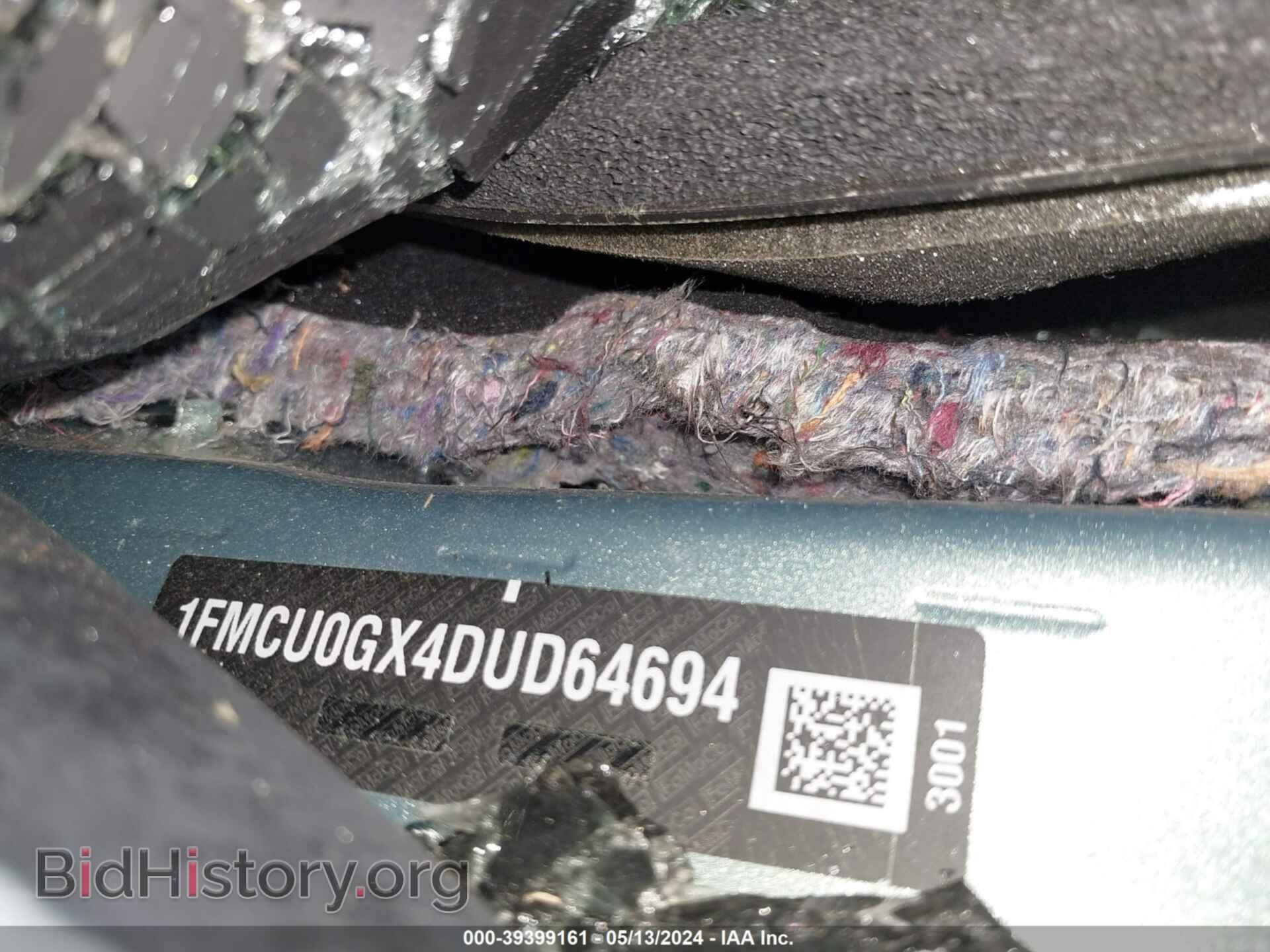 2013 FORD ESCAPE - VIN: 1FMCU0GX4DUD64694 - Фото 9