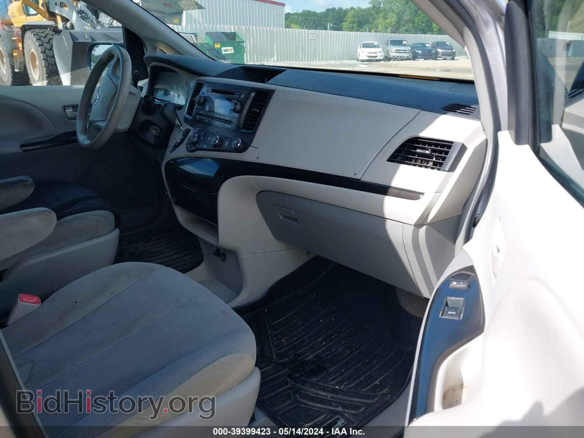 2012 TOYOTA SIENNA - VIN: 5TDKA3DC7CS014605 - Фото 5