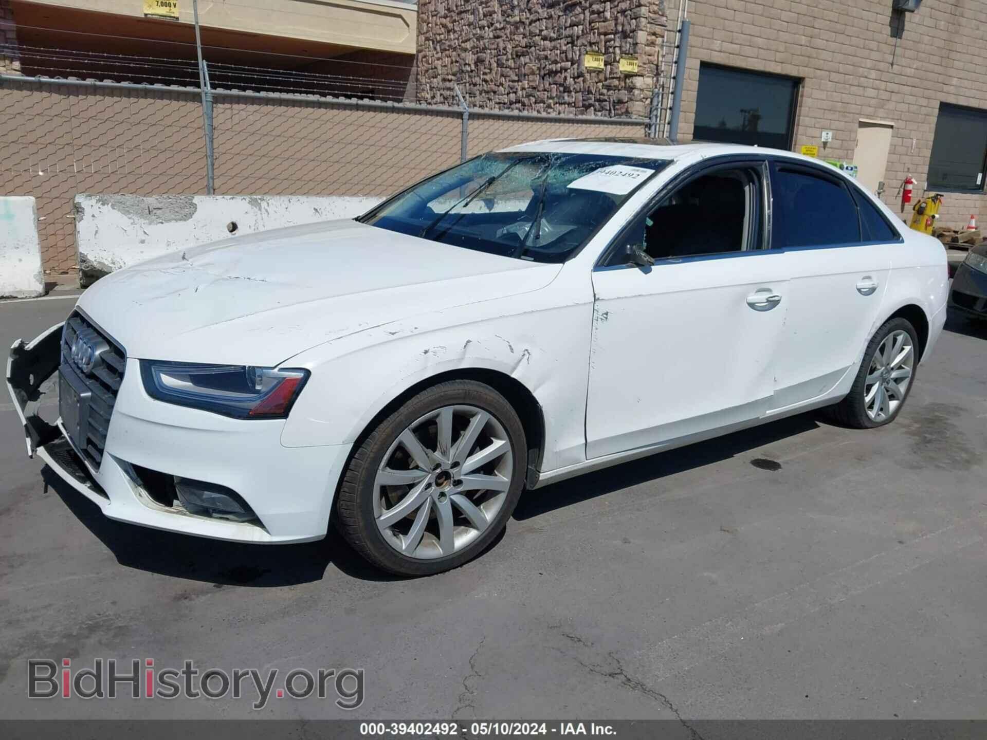 2013 AUDI A4 - VIN: WAUEFAFL0DN035199 - Фото 2