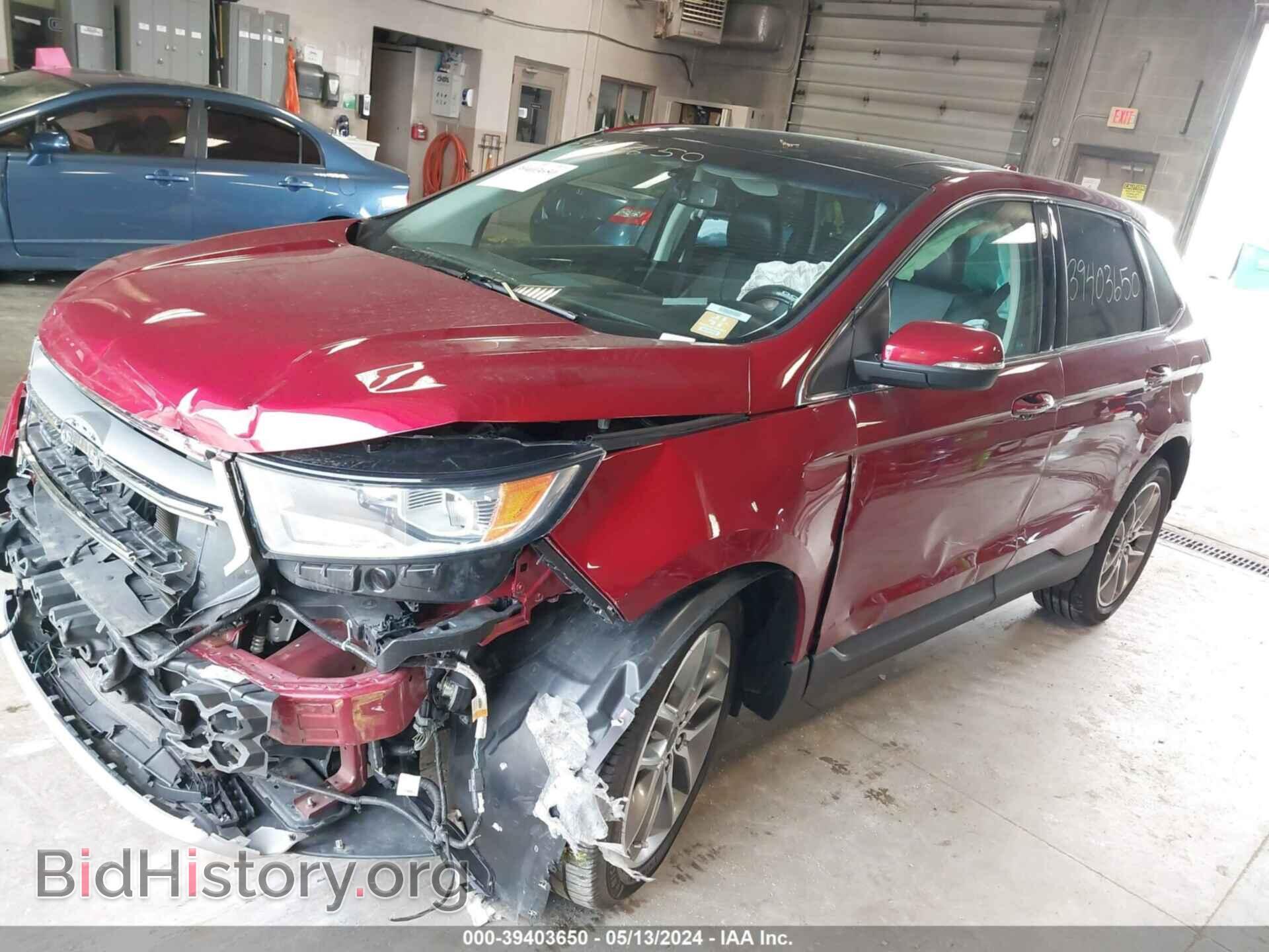2016 FORD EDGE - VIN: 2FMPK4K87GBC20338 - Photo 2
