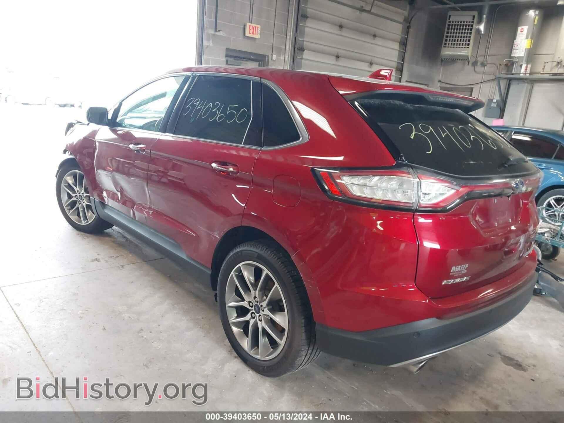 2016 FORD EDGE - VIN: 2FMPK4K87GBC20338 - Photo 3