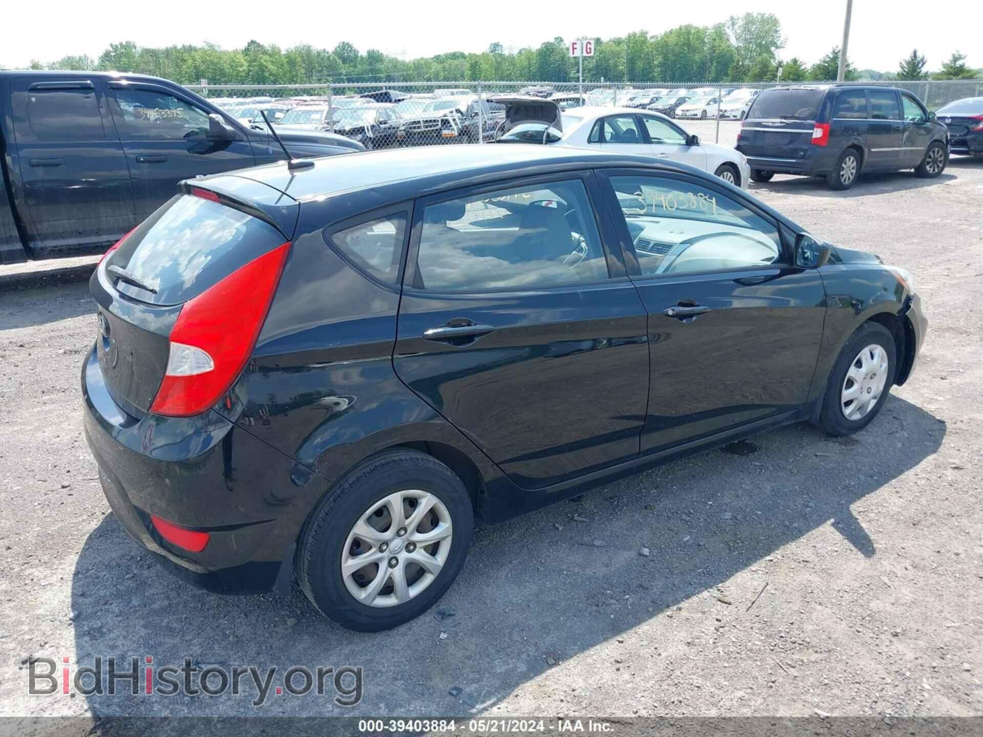2012 HYUNDAI ACCENT - VIN: KMHCT5AE5CU036190 - Фото 4