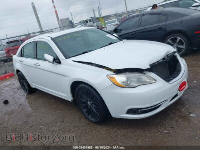 2013 Chrysler 200 Limited, white — VIN 1C3CCBCG6DN673445, IAAI