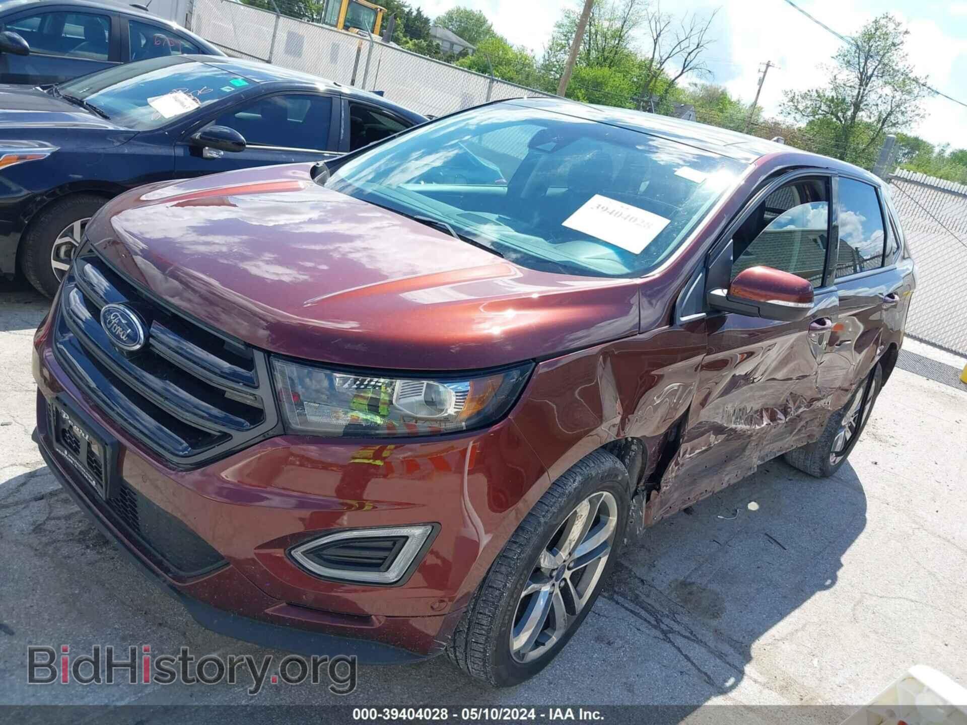 2015 FORD EDGE - VIN: 2FMTK4AP6FBB00567 - Фото 2