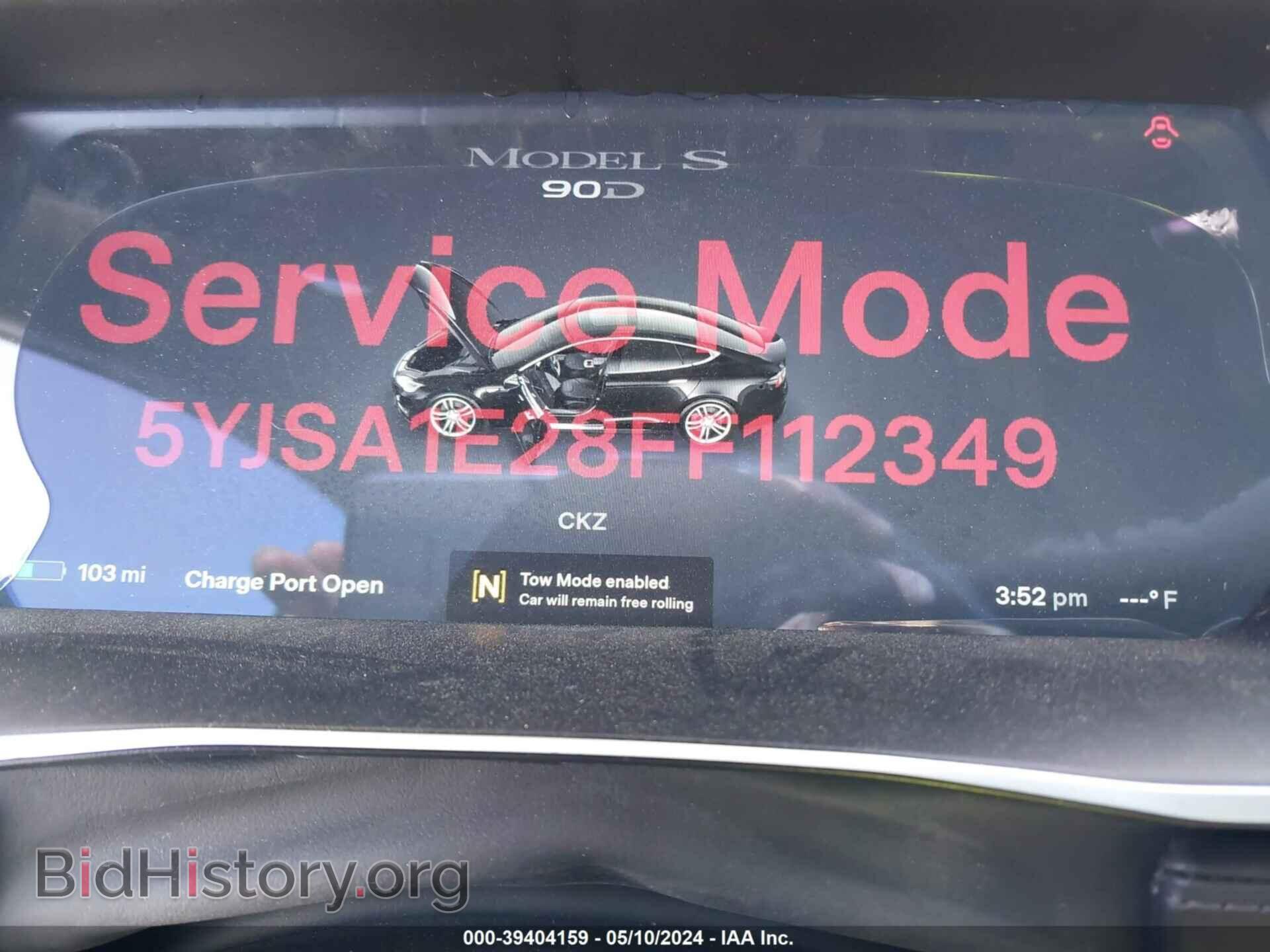 2015 TESLA MODEL S - VIN: 5YJSA1E28FF112349 - Photo 7