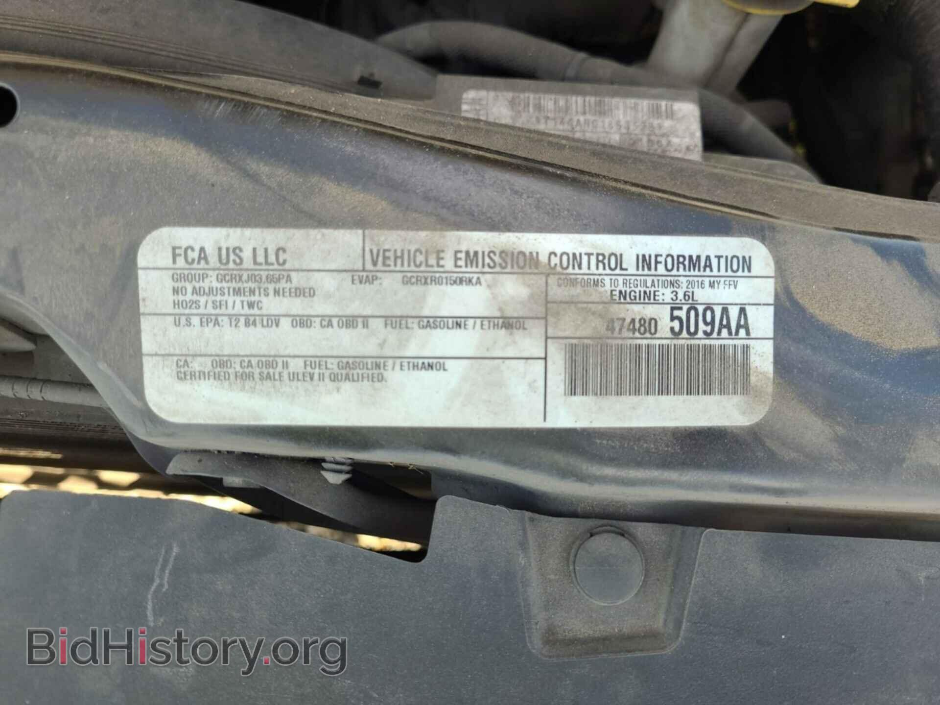 2016 DODGE GRAND CARAVAN - VIN: 2C4RDGBG2GR314781 - Photo 3