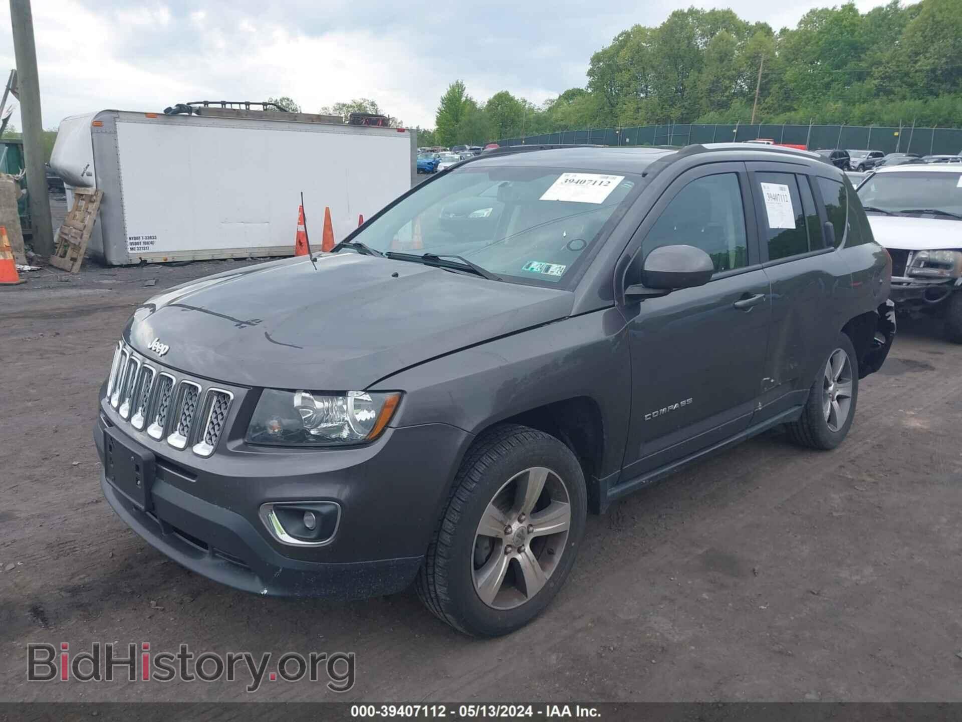 2016 JEEP COMPASS - VIN: 1C4NJDEB4GD795092 - Фото 2