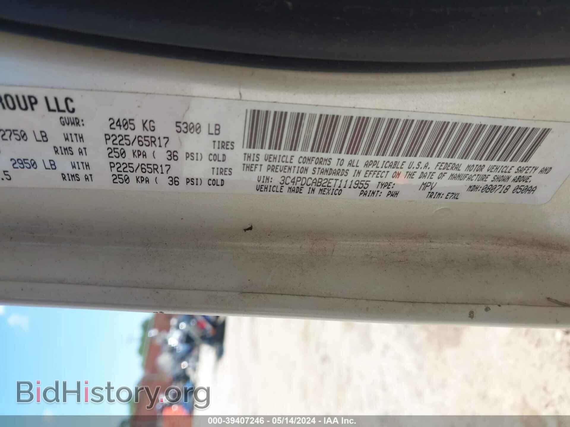2014 DODGE JOURNEY - VIN: 3C4PDCAB2ET111955 - Фото 9