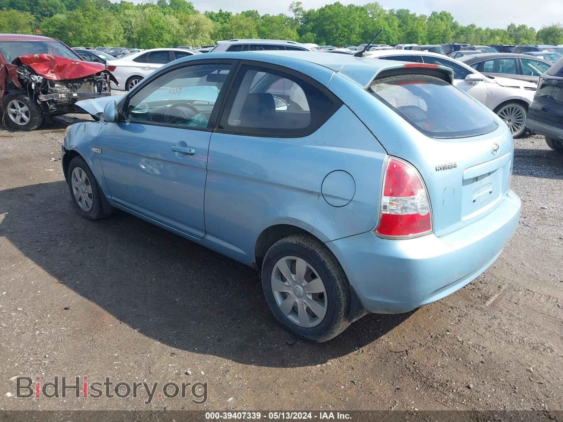 2007 HYUNDAI ACCENT - VIN: KMHCM36C07U052425 - Фото 3