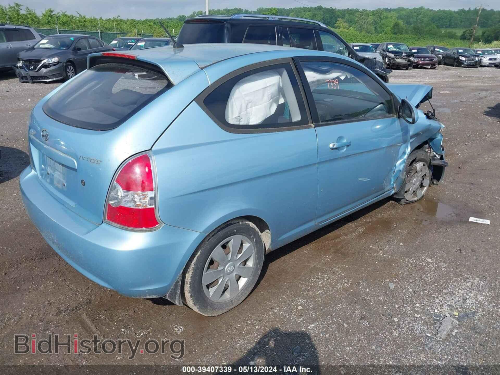 2007 HYUNDAI ACCENT - VIN: KMHCM36C07U052425 - Фото 4
