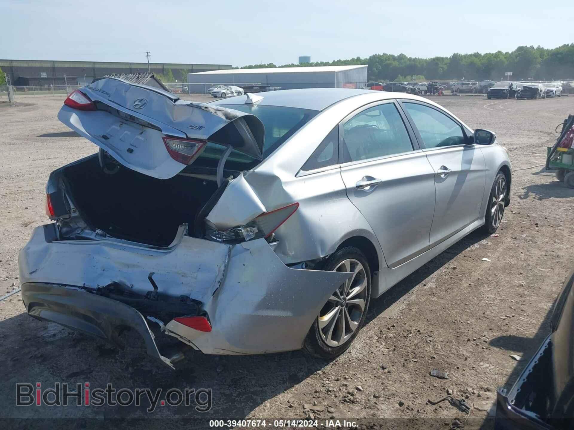 2014 HYUNDAI SONATA - VIN: 5NPEC4AB0EH876968 - Фото 4