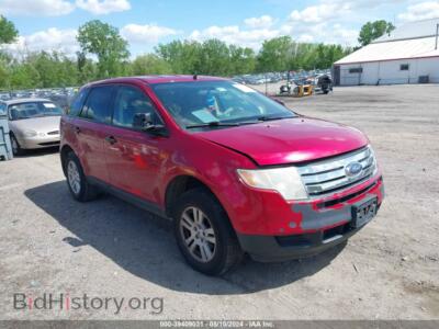 2008 Ford EDGE SE, red — VIN 2FMDK36C18BA04787, IAAI