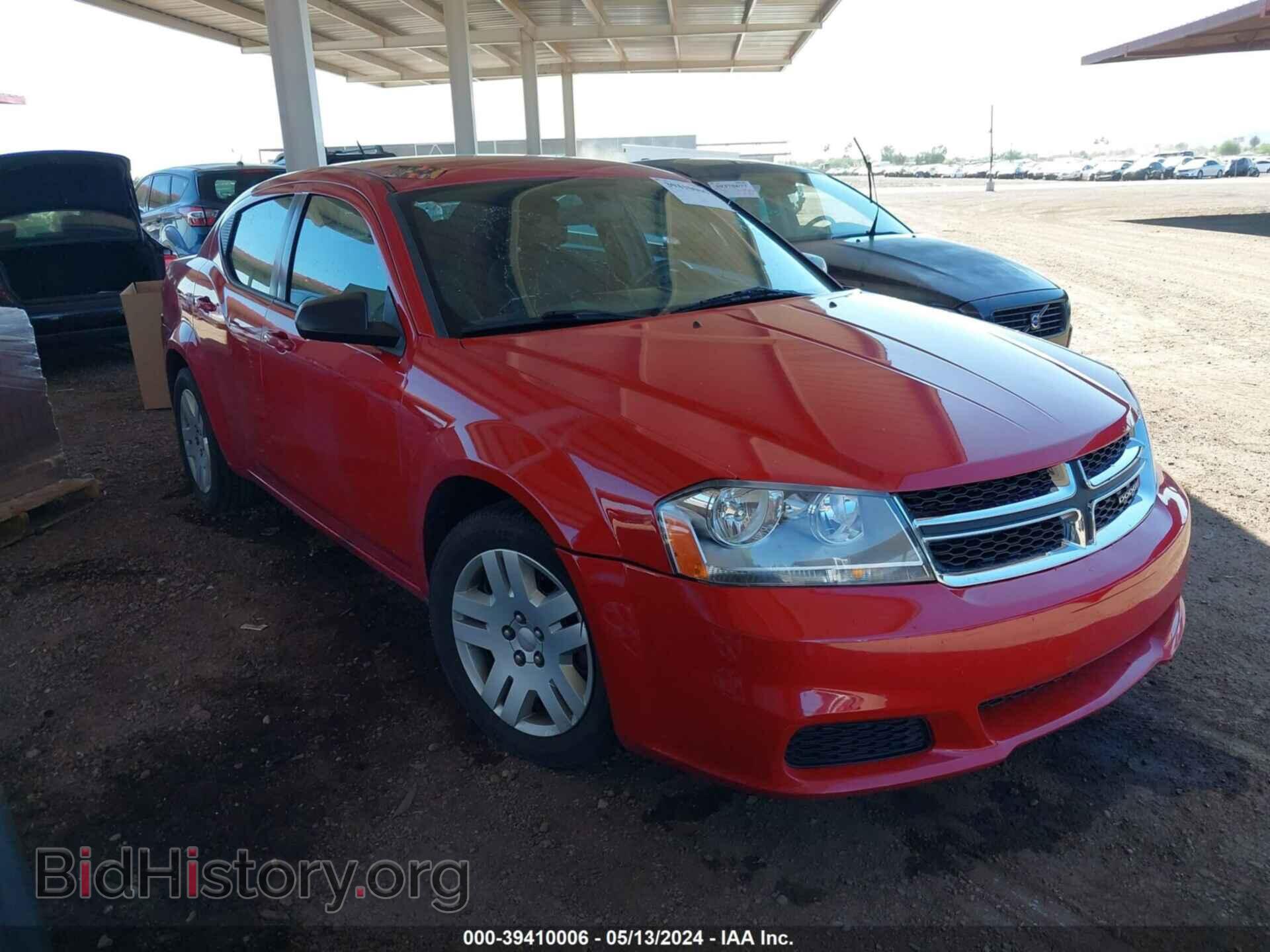 Photo 1C3CDZAB2DN582265 - DODGE AVENGER 2013