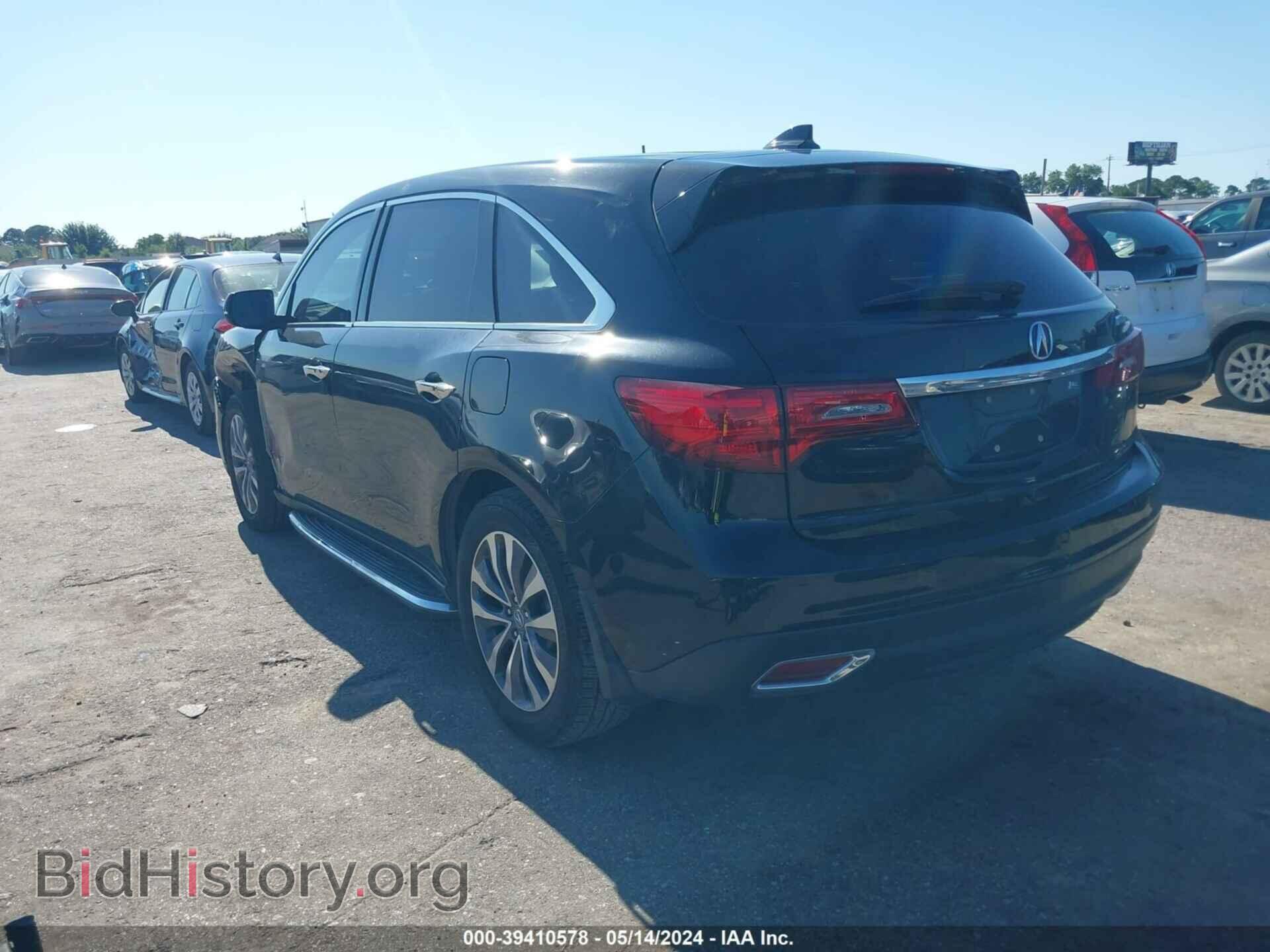 2014 ACURA MDX - VIN: 5FRYD3H48EB012047 - Фото 3