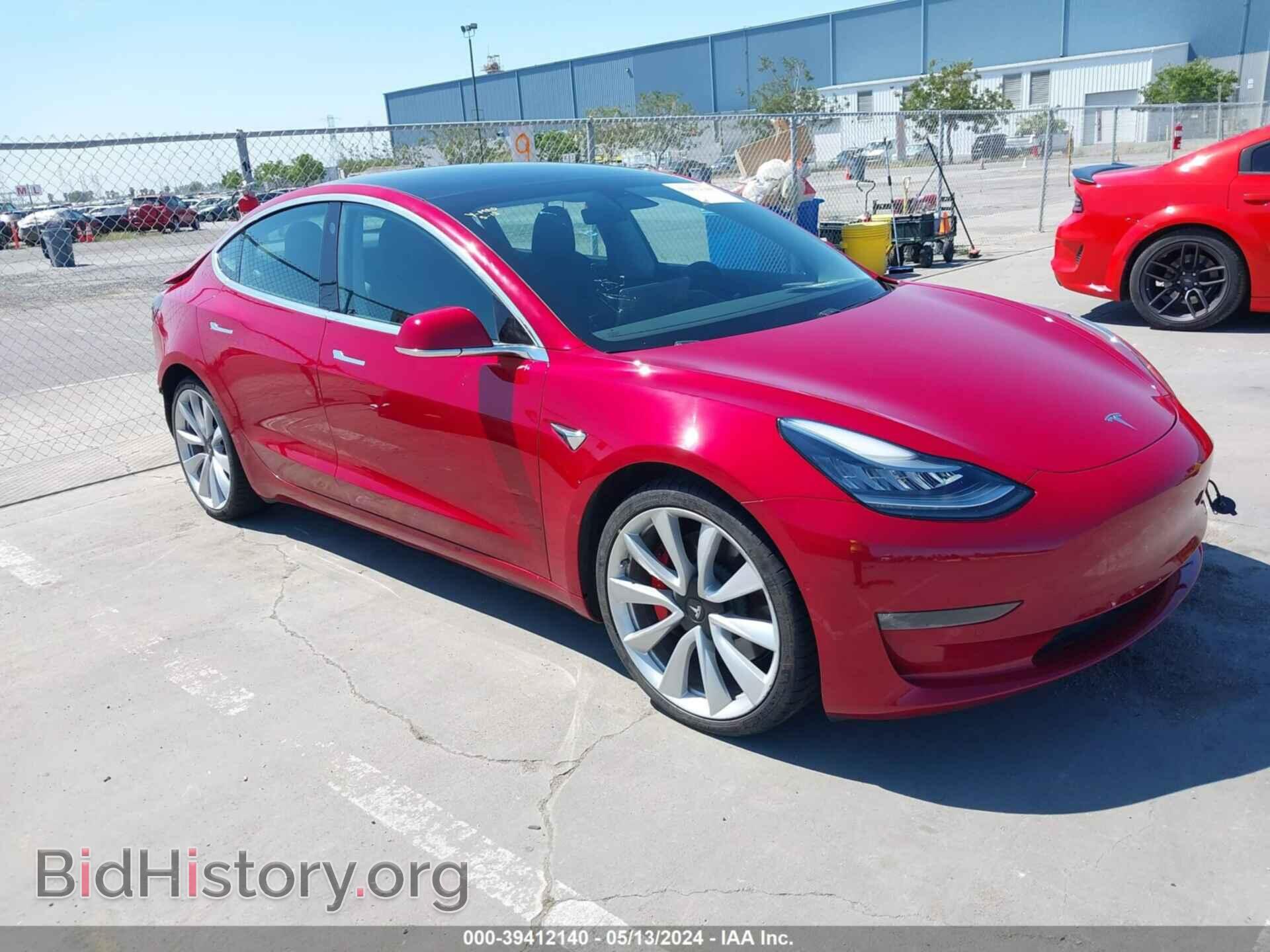 Фотография 5YJ3E1EB7KF393028 - TESLA MODEL 3 2019