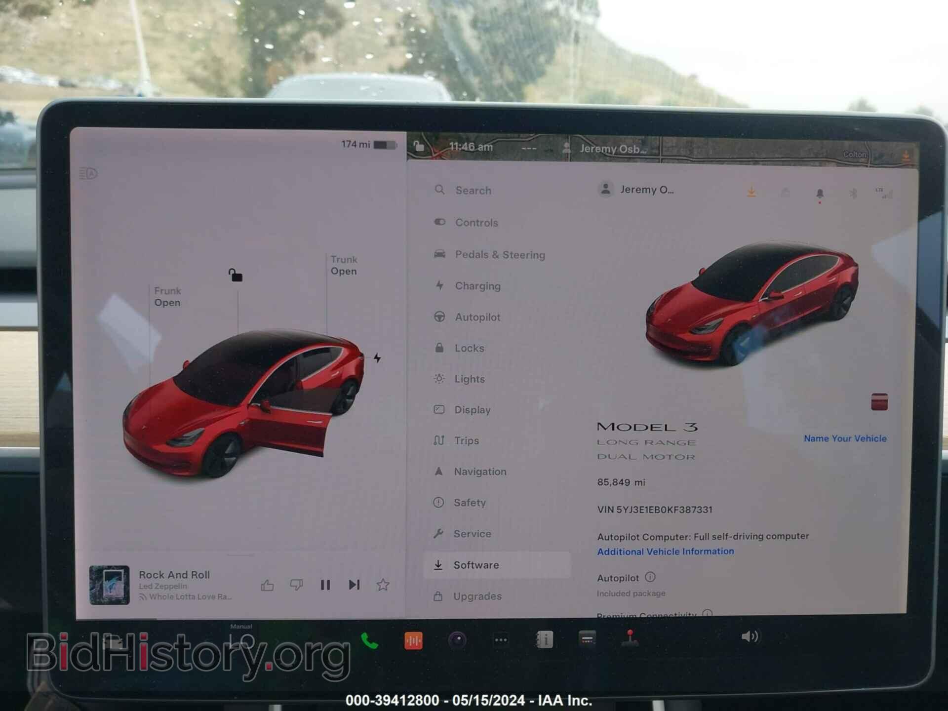 2019 TESLA MODEL 3 - VIN: 5YJ3E1EB0KF387331 - Фото 19