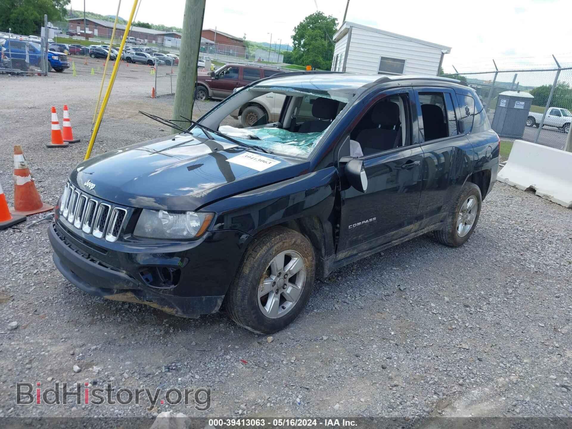 2014 JEEP COMPASS - VIN: 1C4NJCBAXED744635 - Фото 2