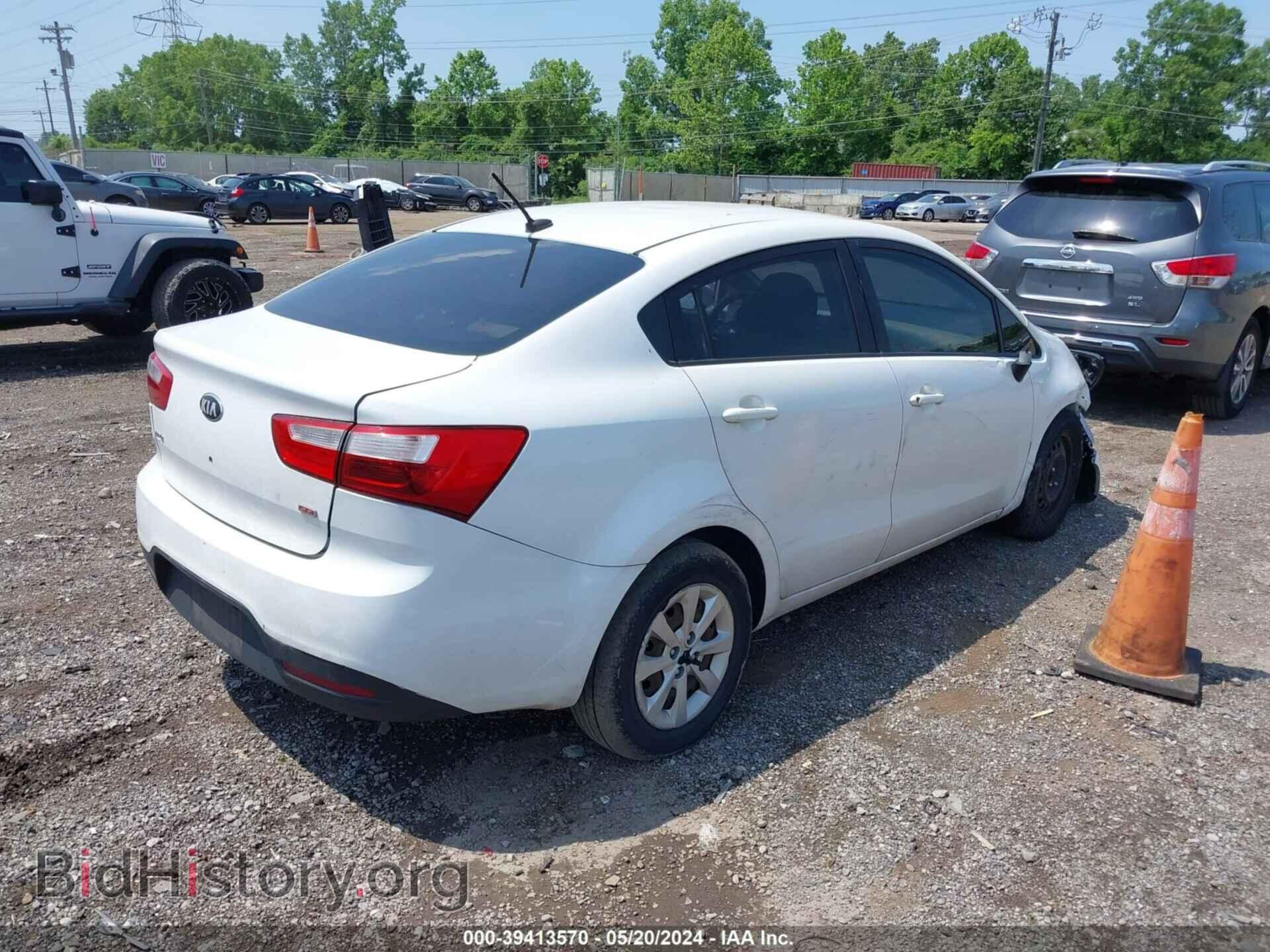 2013 KIA RIO - VIN: KNADM4A31D6163553 - Фото 4