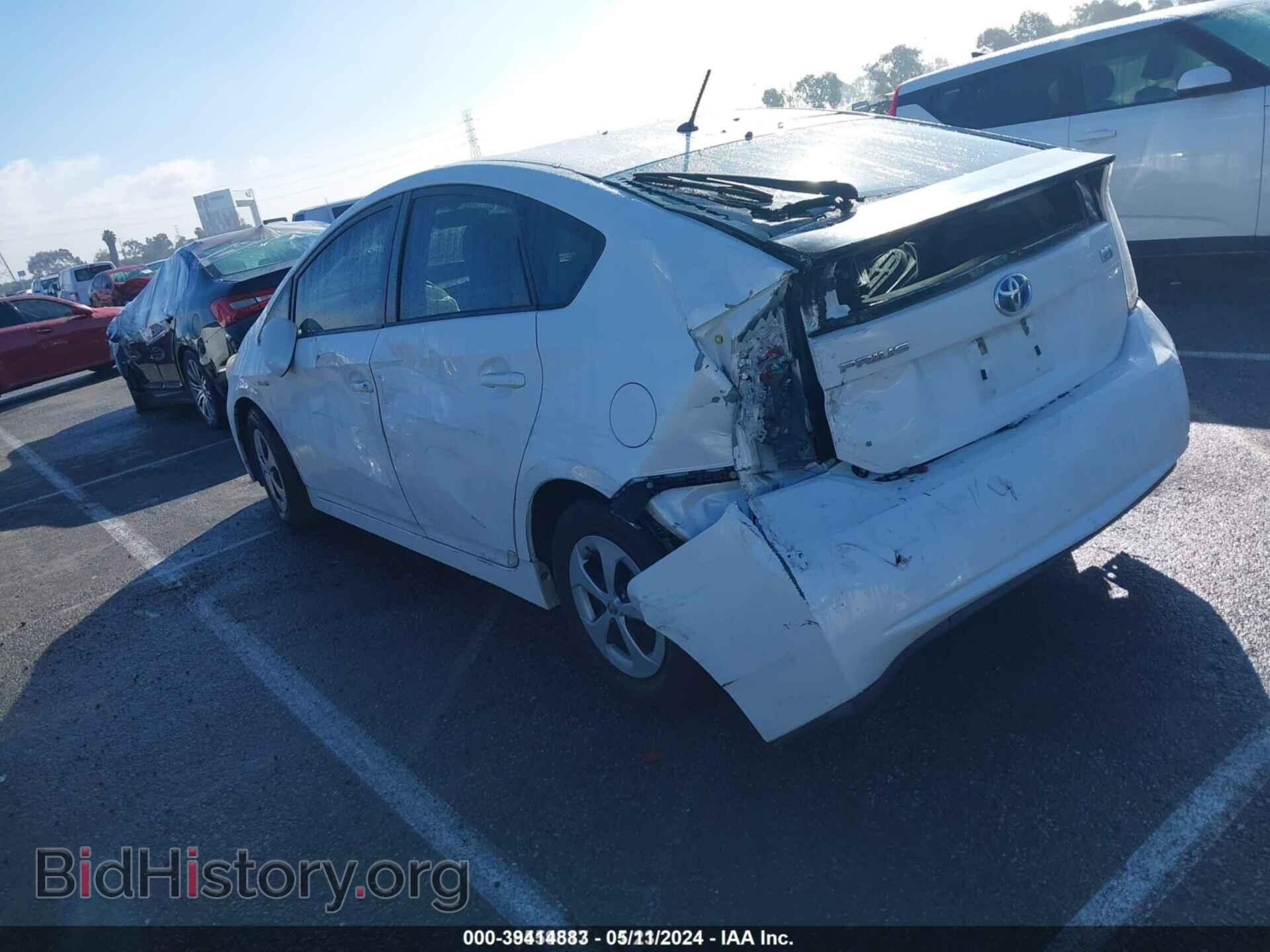 2013 TOYOTA PRIUS - VIN: JTDKN3DU6D5587645 - Фото 3
