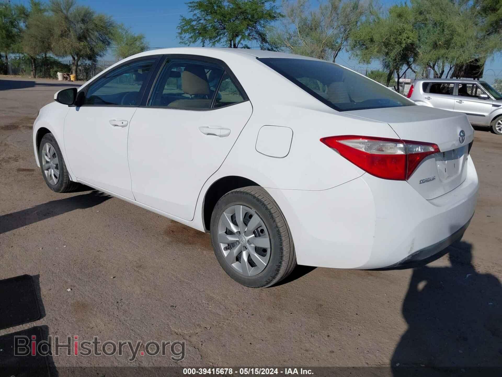 2015 TOYOTA COROLLA - VIN: 2T1BURHEXFC358285 - Фото 3