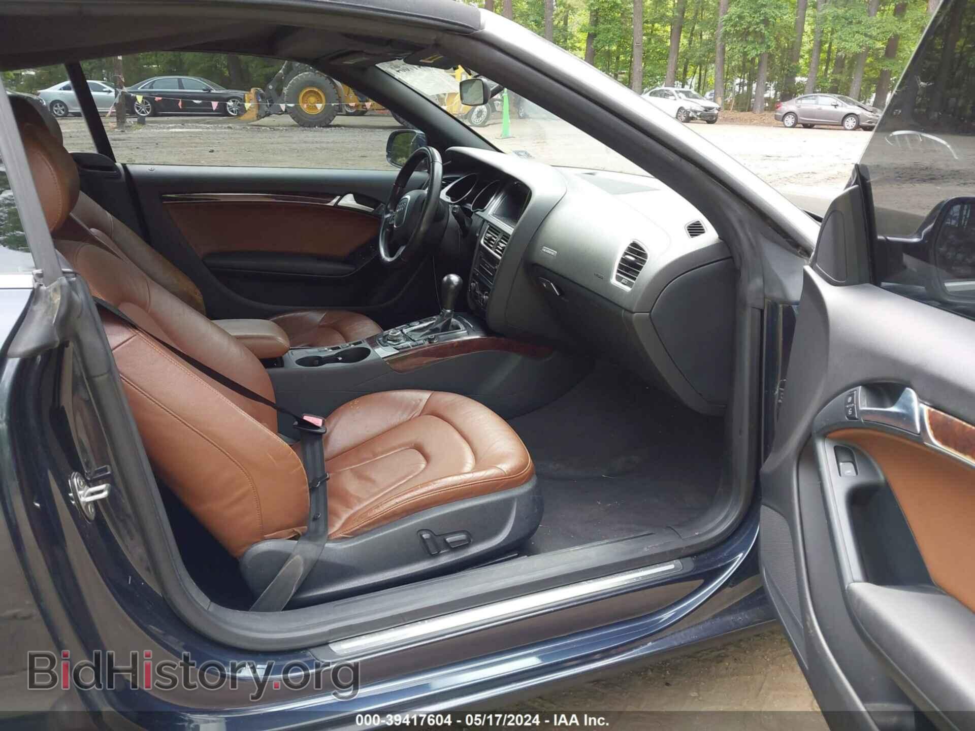 2012 AUDI A5 - VIN: WAULFAFH3CN000576 - Фото 5