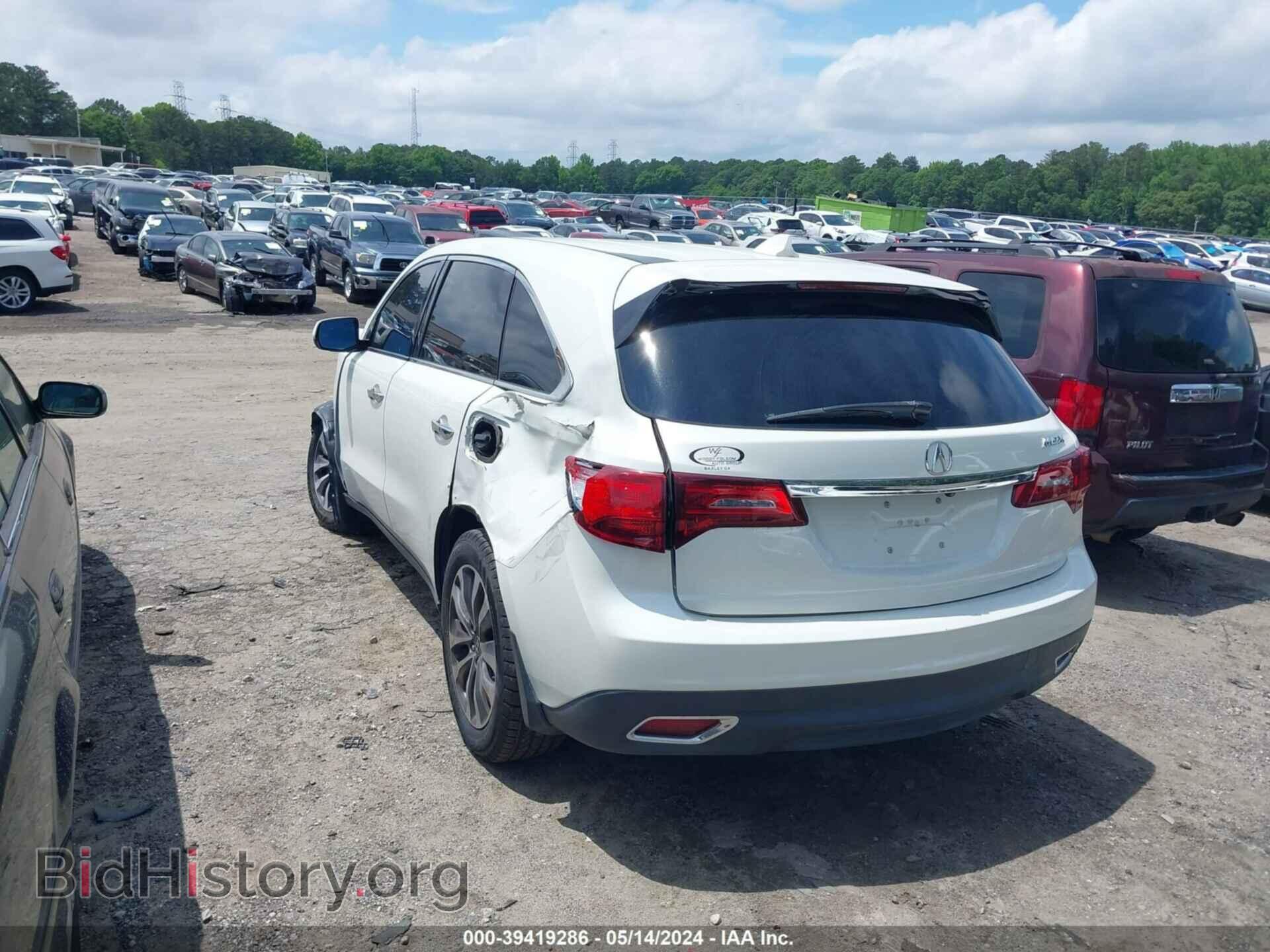 2015 ACURA MDX - VIN: 5FRYD3H41FB010447 - Фото 3