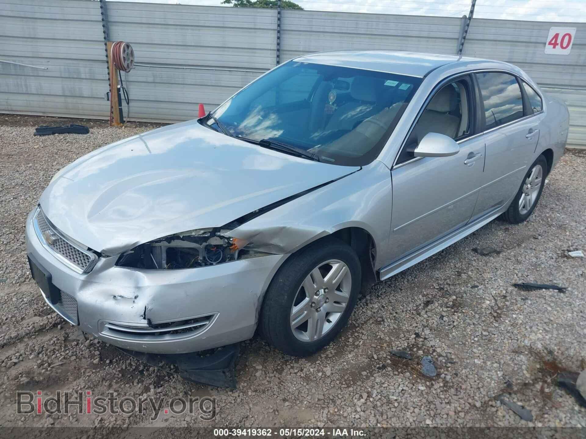 2012 CHEVROLET IMPALA - VIN: 2G1WG5E38C1254708 - Photo 2