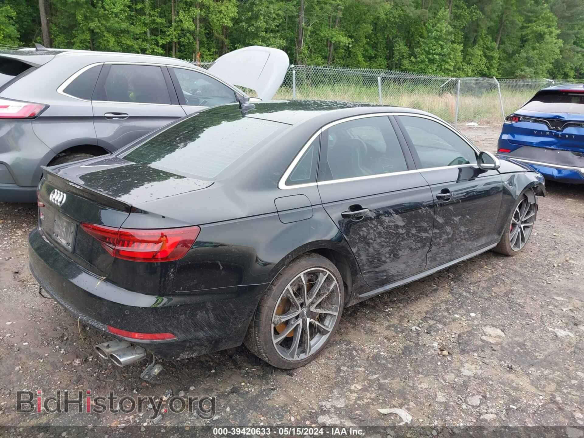2018 AUDI S4 - VIN: WAUB4AF45JA045814 - Фото 4