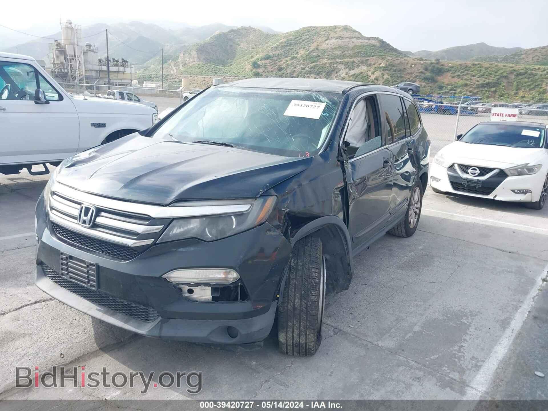 2016 HONDA PILOT - VIN: 5FNYF6H11GB082575 - Фото 2